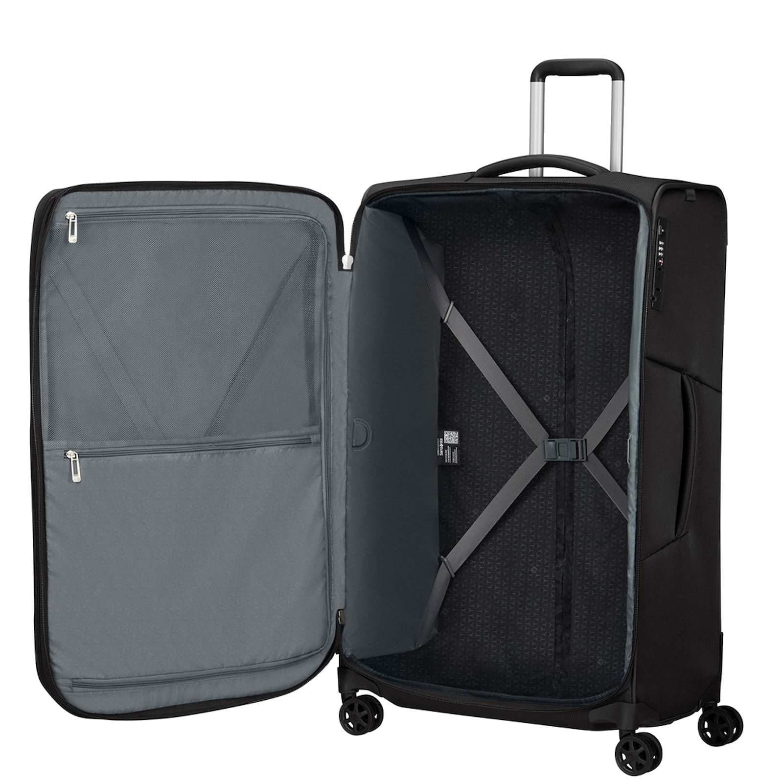 
Samsonite Respark 79cm Expandable Suitcase Ozone Black
