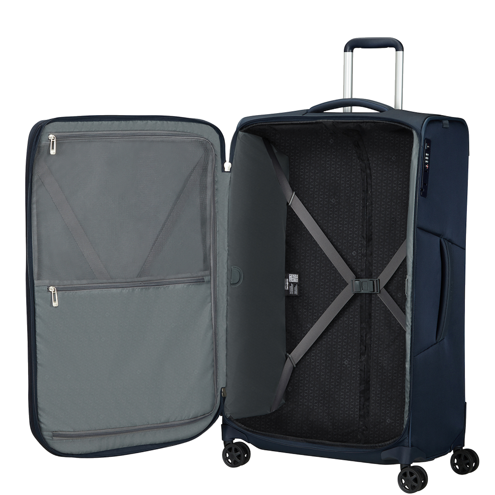 
Samsonite Respark 79cm Expandable Suitcase Midnight Blue