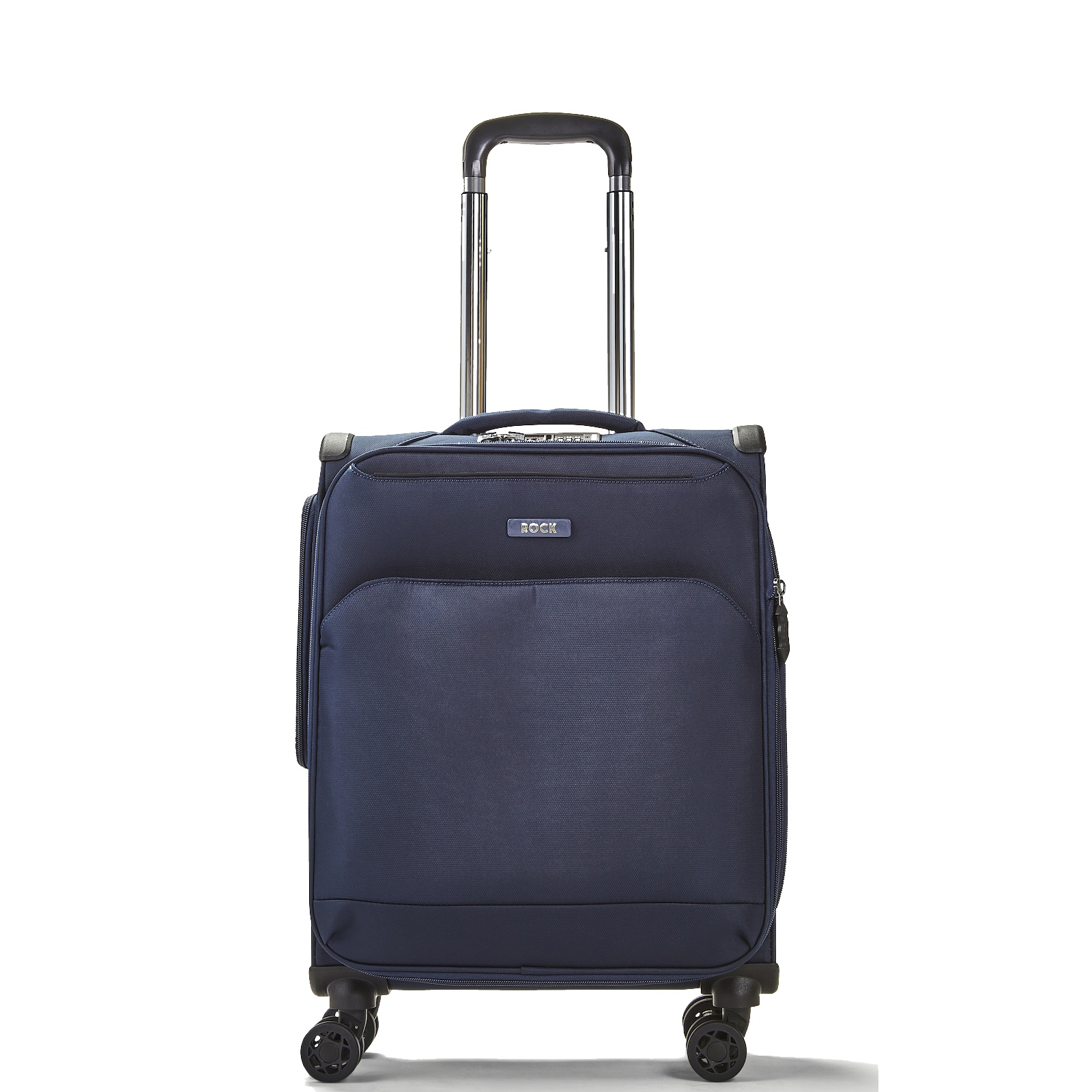 Rock Georgia 55cm Expandable Cabin Suitcase Navy