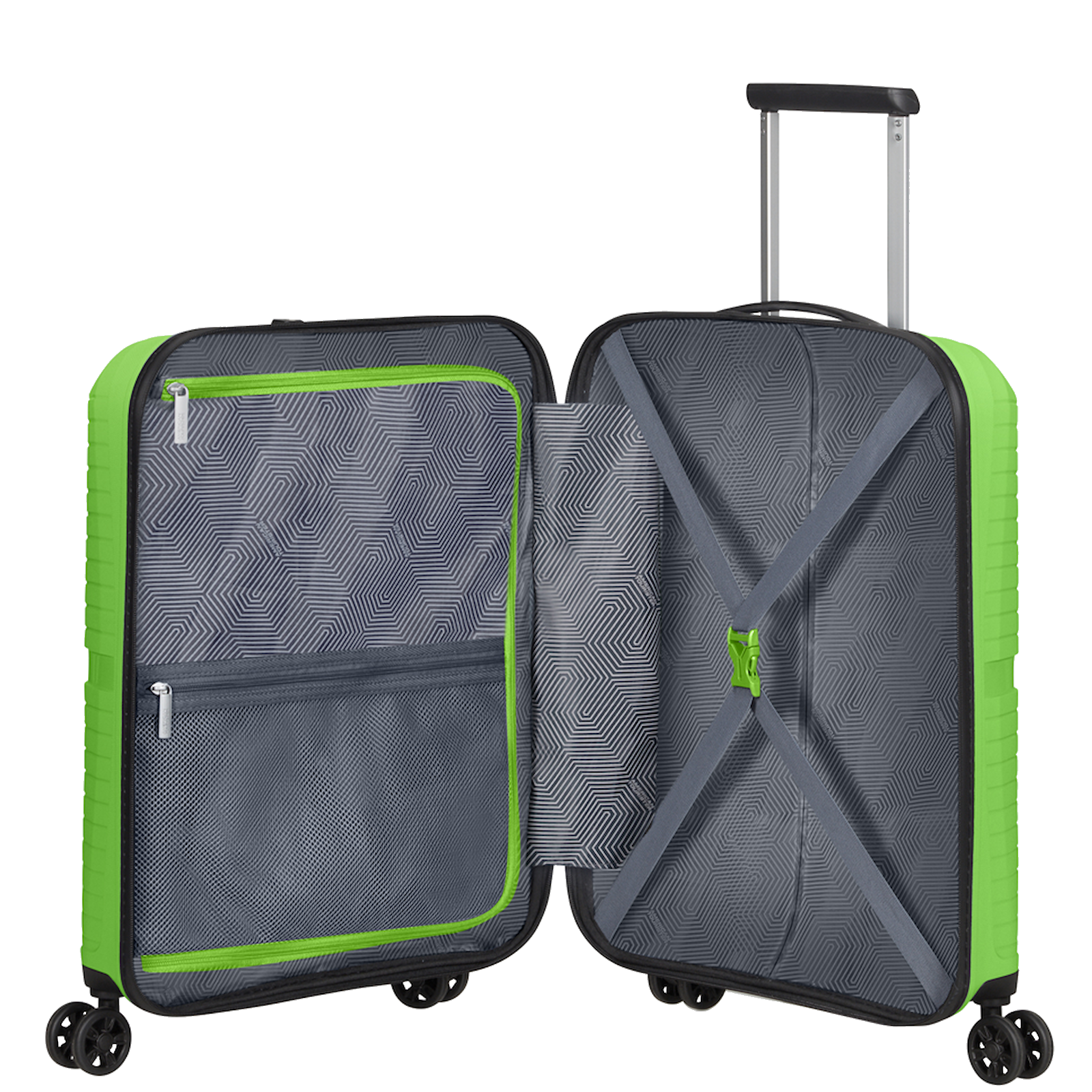 
American Tourister Airconic 55cm Cabin Suitcase Acid Green