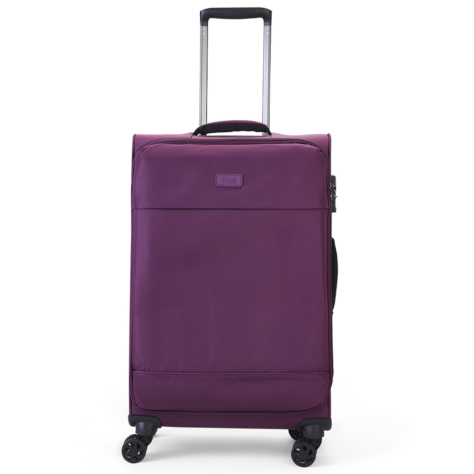Rock Paris 4 Wheel Medium Suitcase Purple