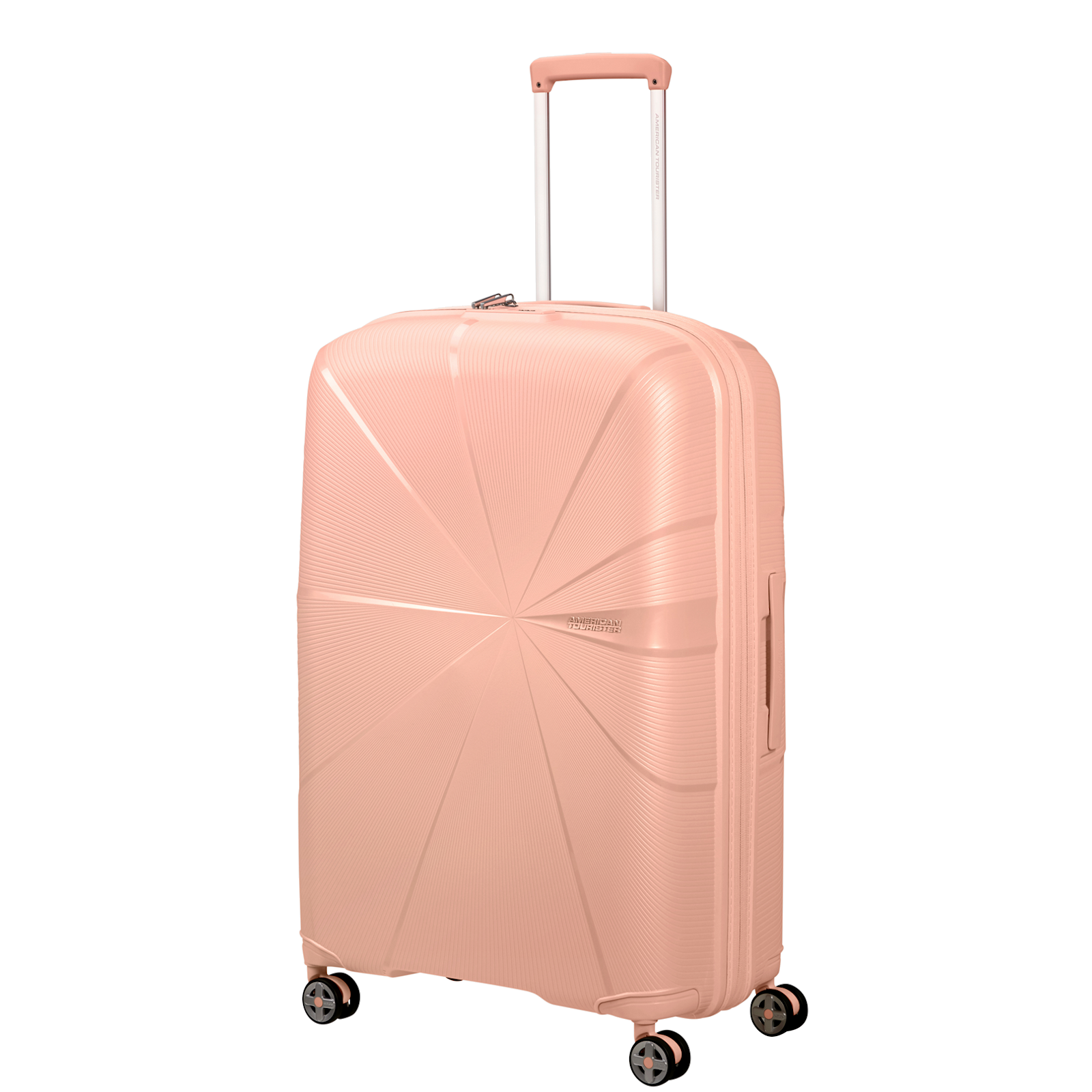 
American Tourister Starvibe 77cm Suitcase Metallic Peach