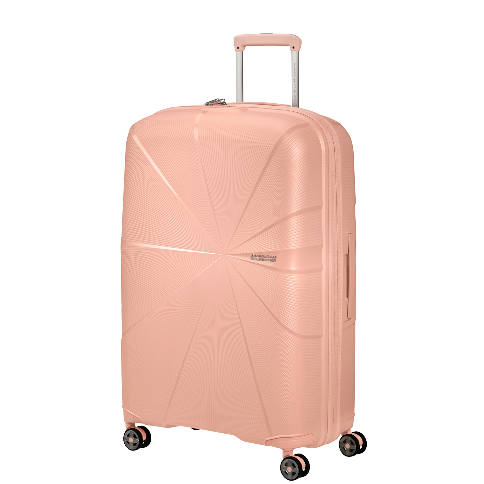 
American Tourister Starvibe 77cm Suitcase Metallic Peach