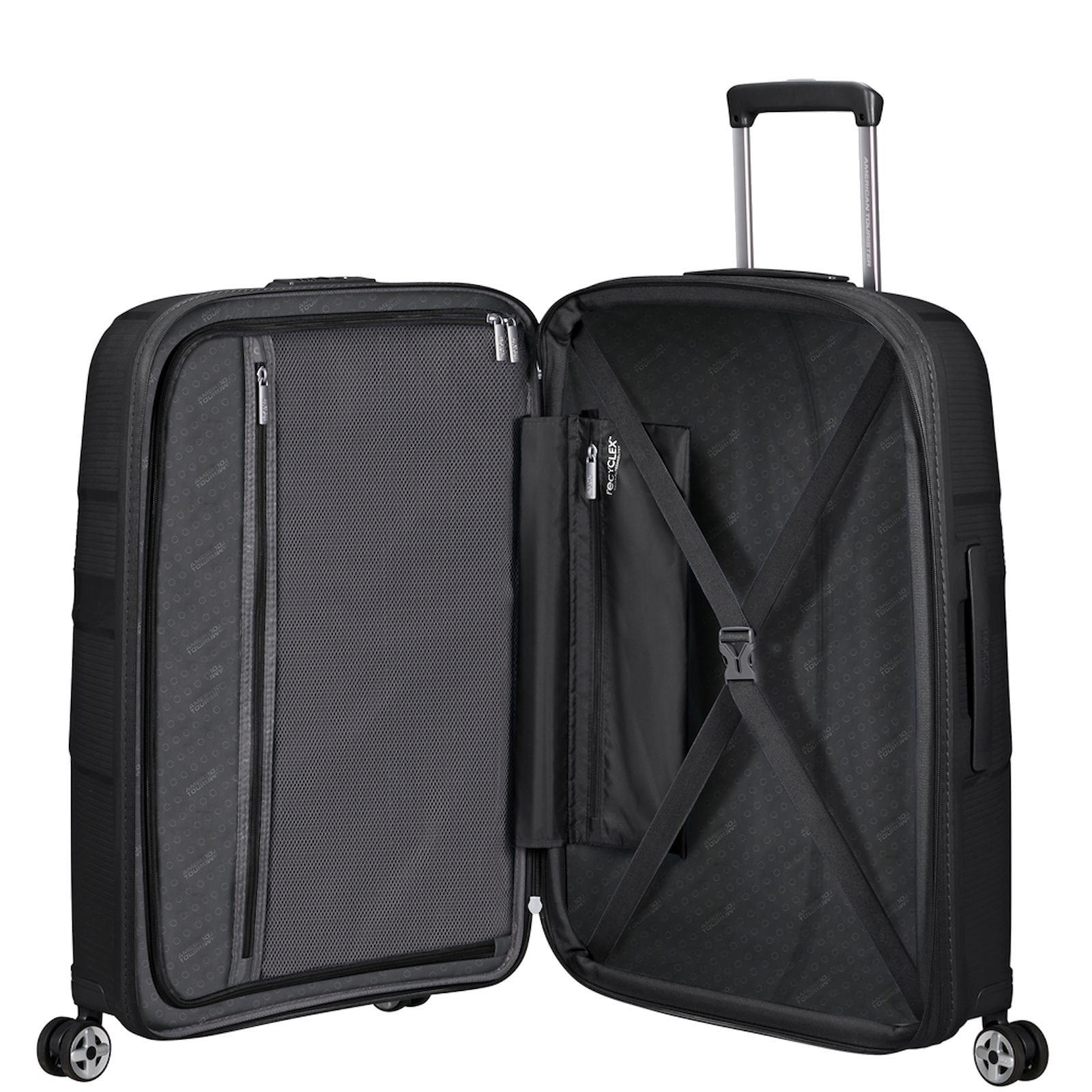 
American Tourister Starvibe 67cm Exp Suitcase Black