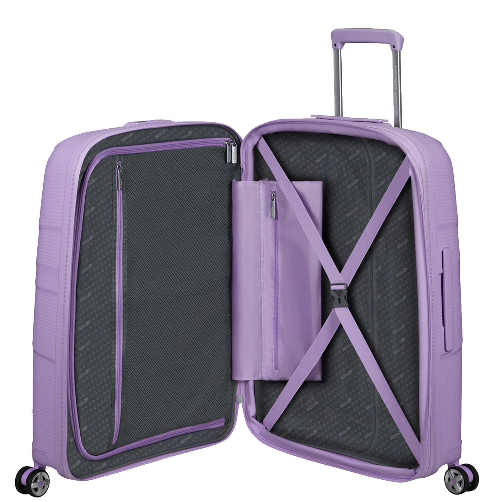 
American Tourister Starvibe 67cm Exp Suitcase Digital Lavender