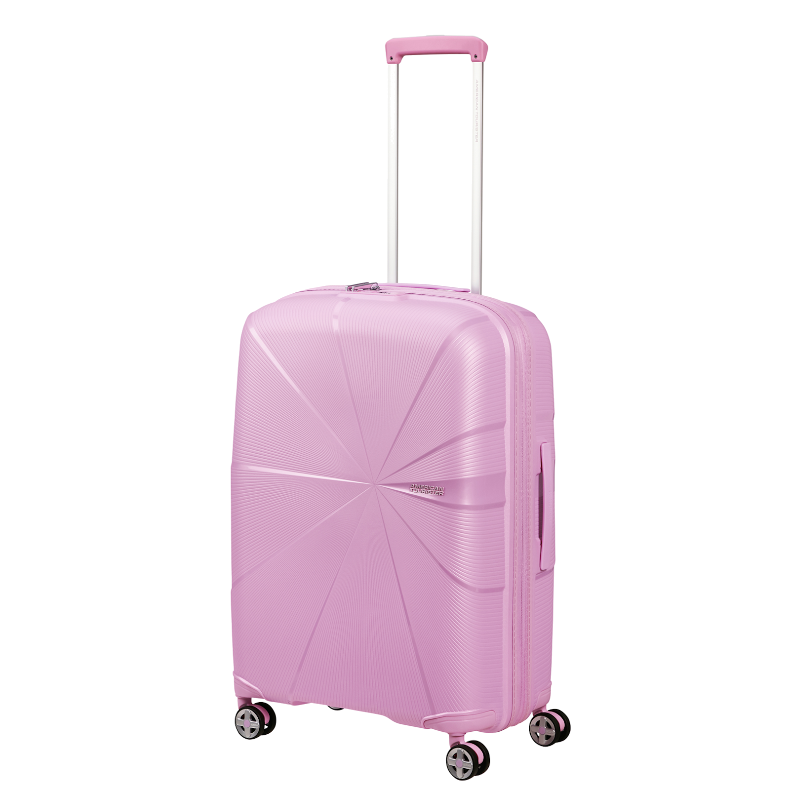 
American Tourister Starvibe 67cm Exp Suitcase Metallic Pastel Lavender