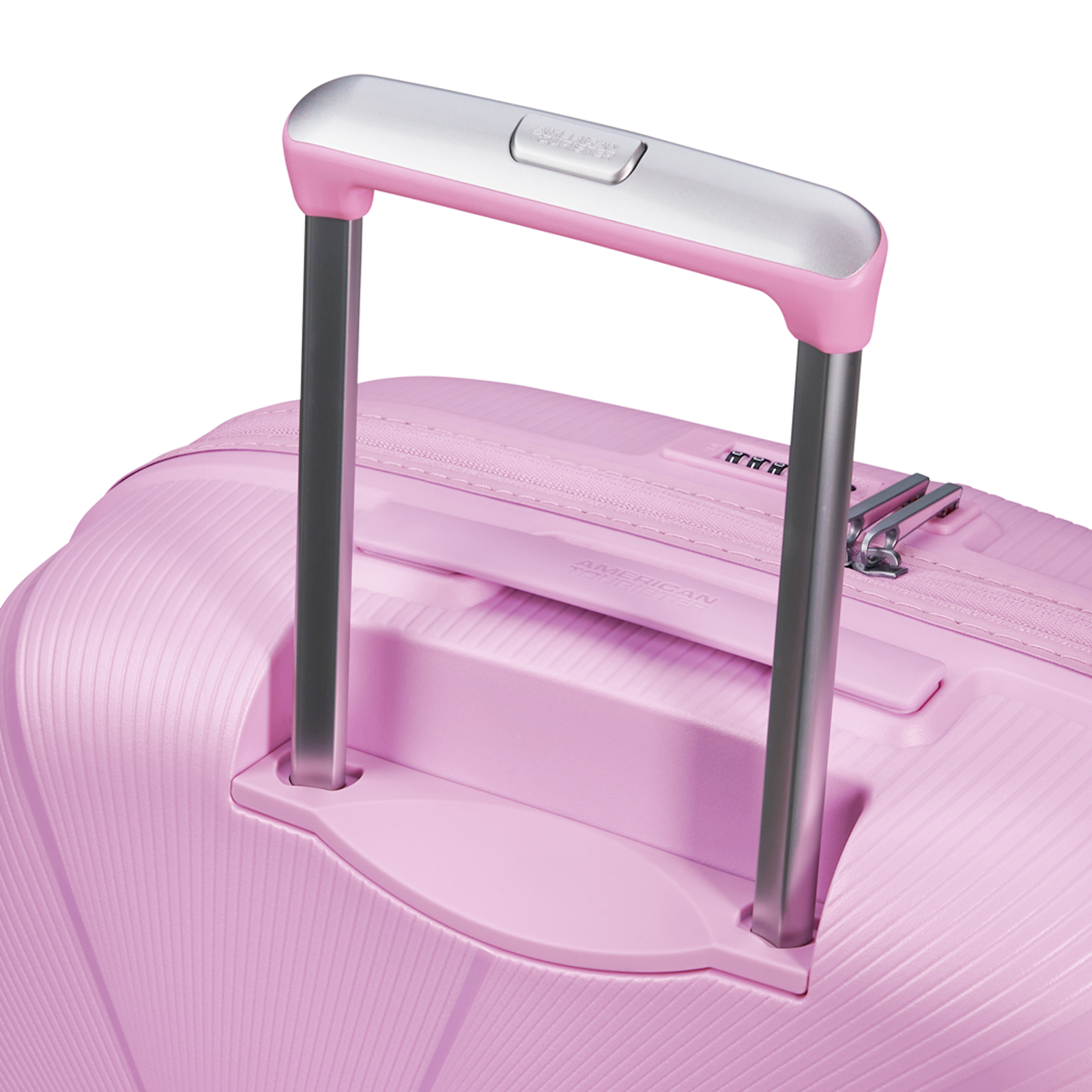 
American Tourister Starvibe 67cm Exp Suitcase Metallic Pastel Lavender