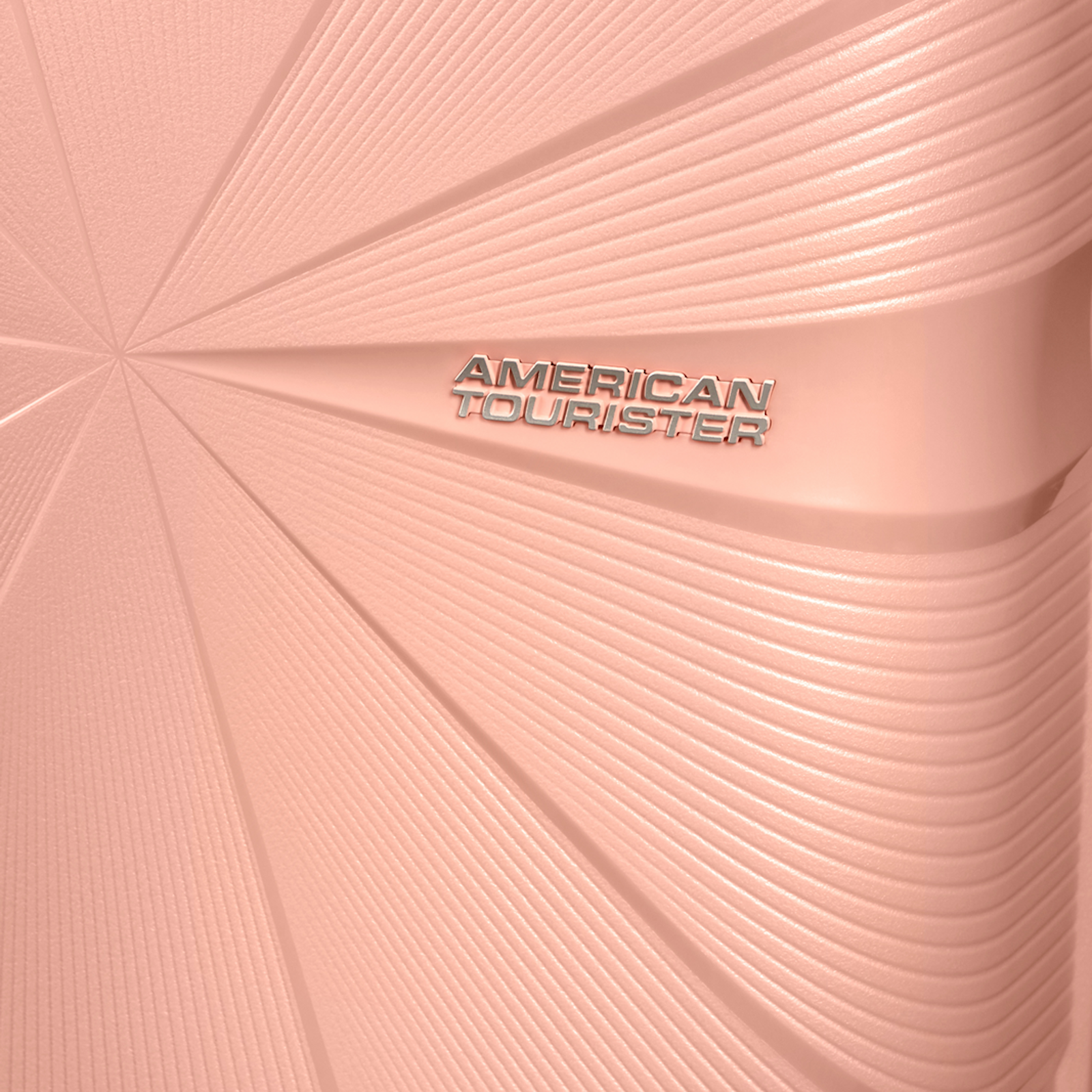 
American Tourister Starvibe 67cm Exp Suitcase Metallic Peach