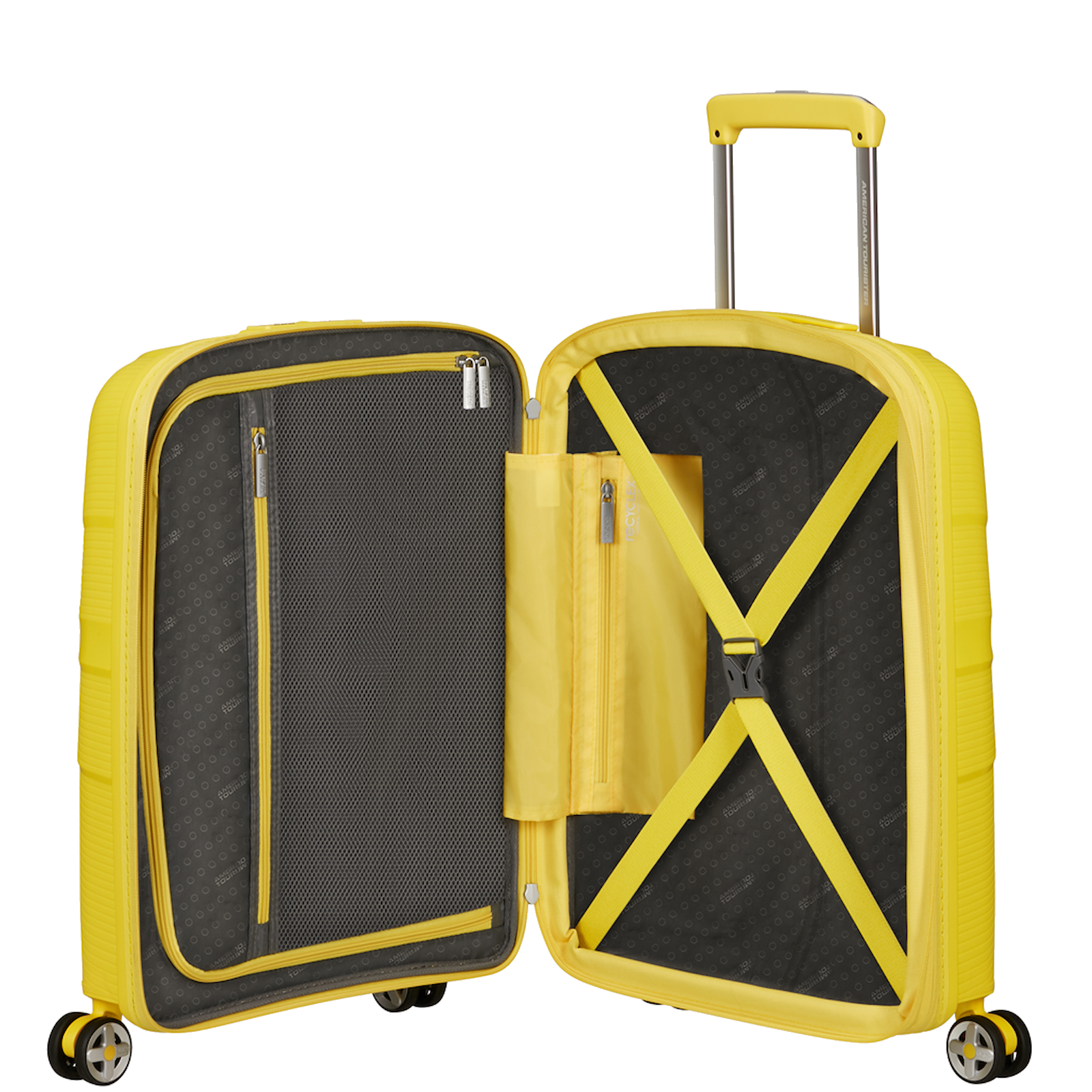 
American Tourister Starvibe 55cm Cabin Suitcase Electric Lemon