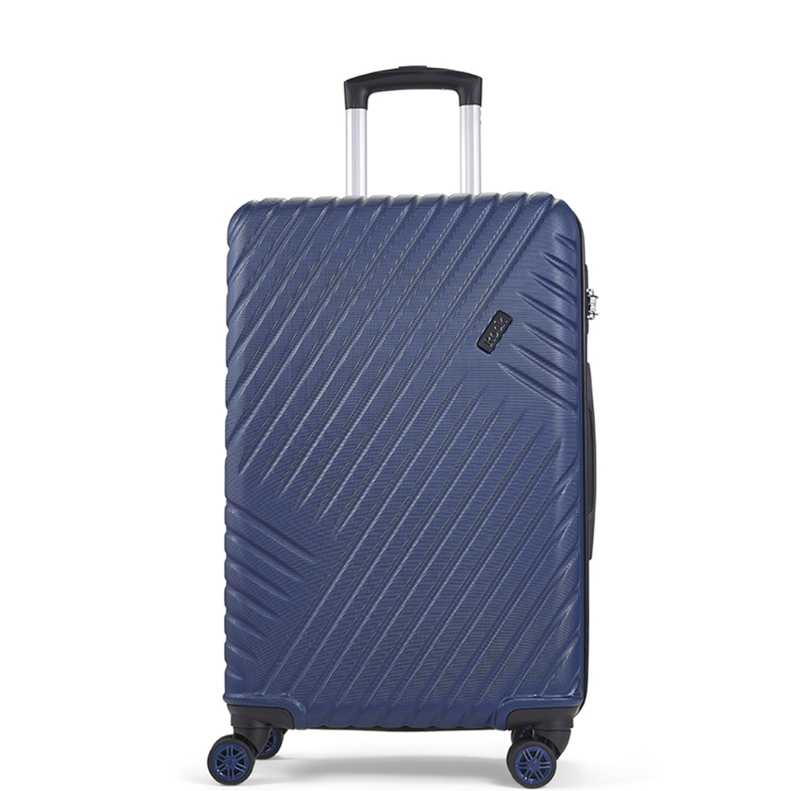 Rock Santiago 4 Wheel Medium Suitcase Navy