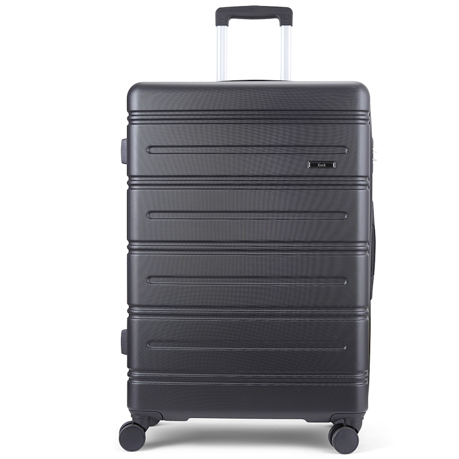 Rock Lisbon 4 Wheel Large Suitcase Black