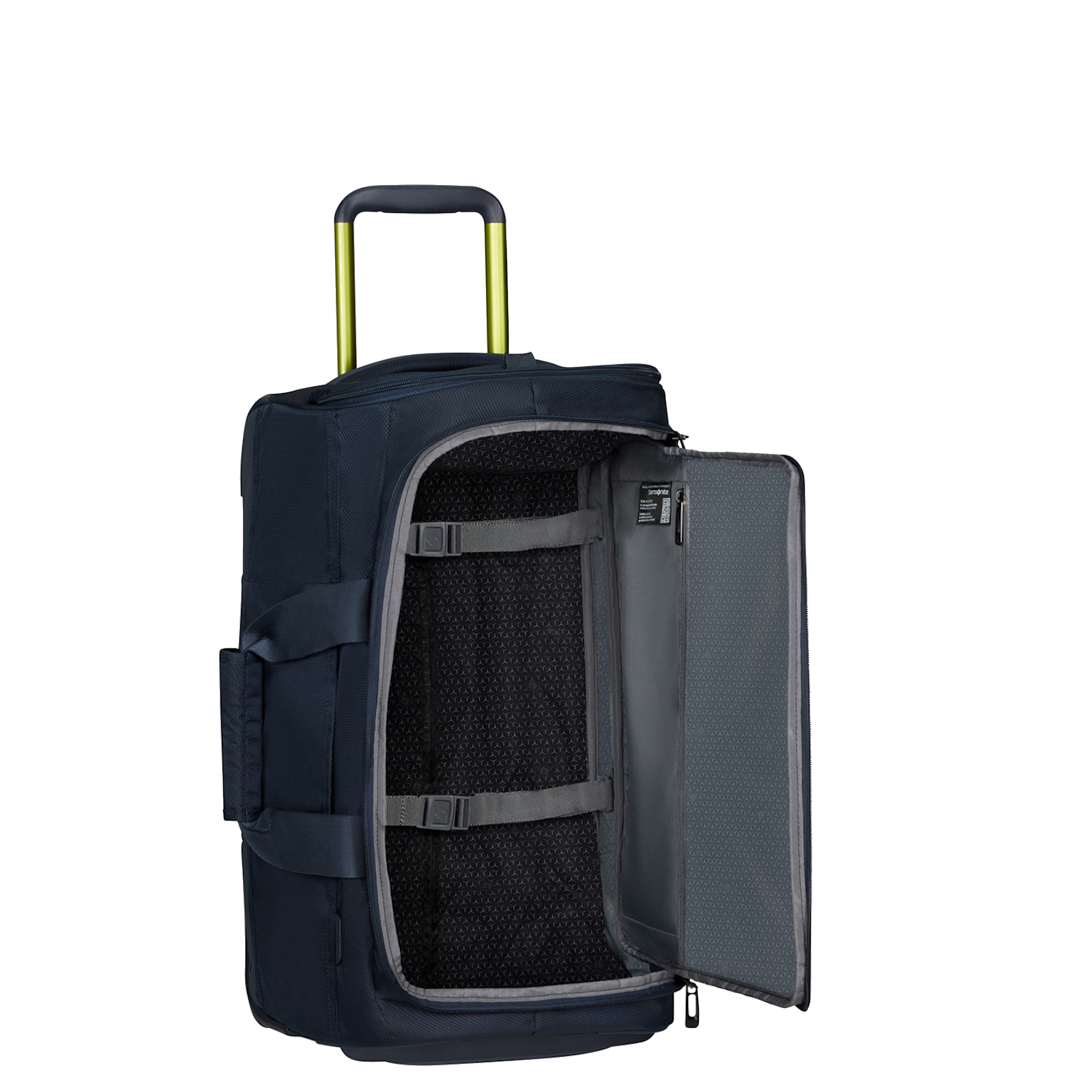 
Samsonite Respark 55cm 2 Wheel Duffle Midnight Blue/Lime