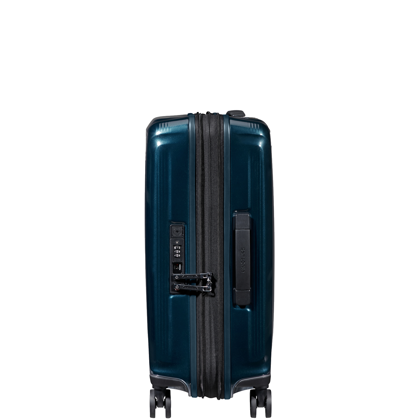 
Samsonite Nuon 55cm Expandable Cabin Suitcase Metallic Dark Blue