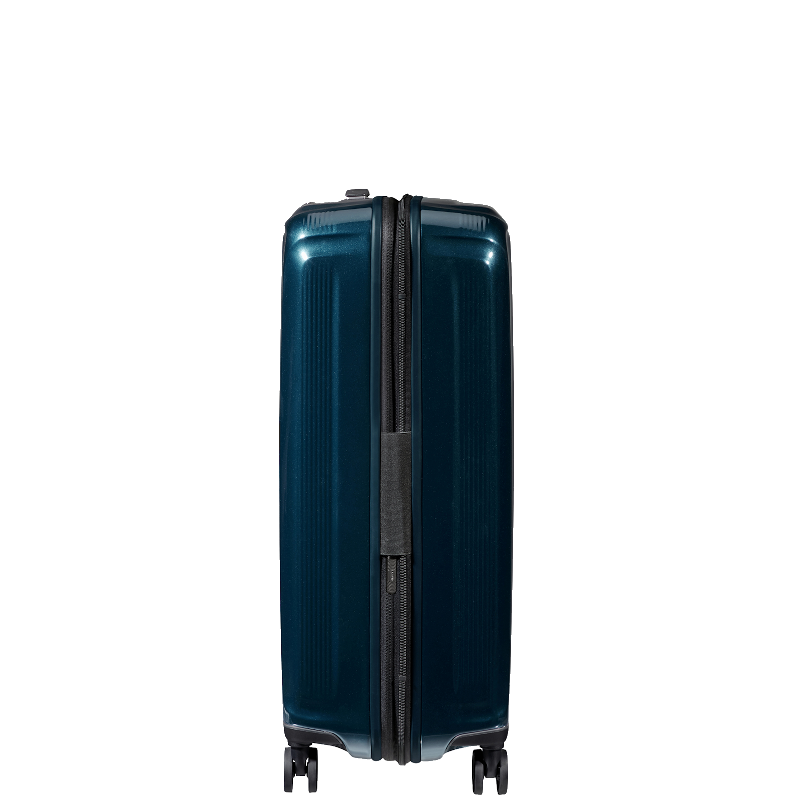 
Samsonite Nuon 69cm Expandable Medium Suitcase Metallic Dark Blue