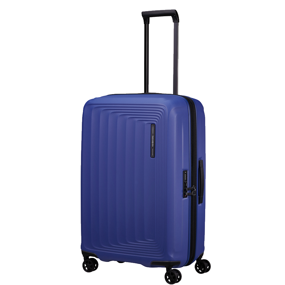 
Samsonite Nuon 69cm Expandable Medium Suitcase Matt Nautical Blue
