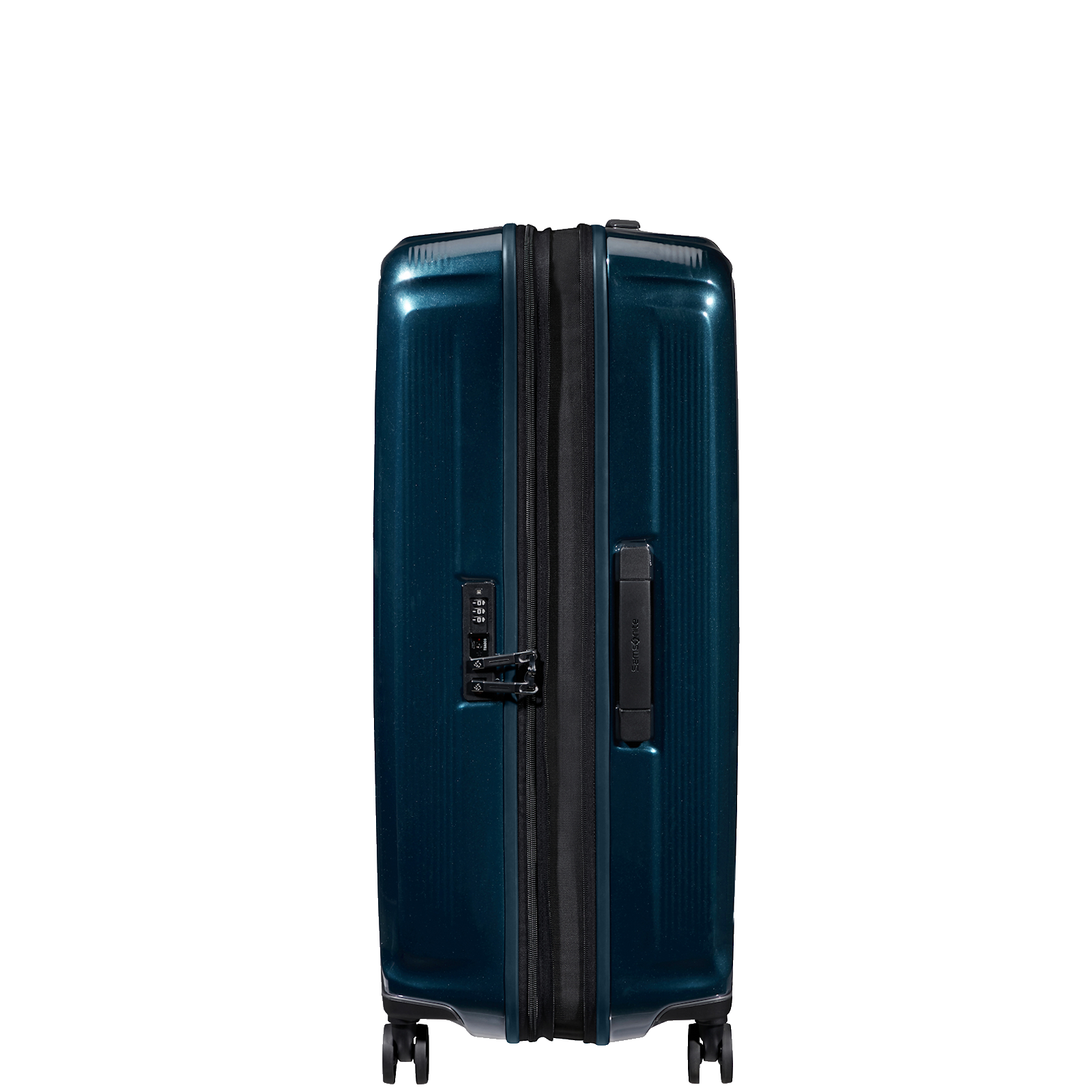 
Samsonite Nuon 75cm Expandable Large Suitcase Metallic Dark Blue