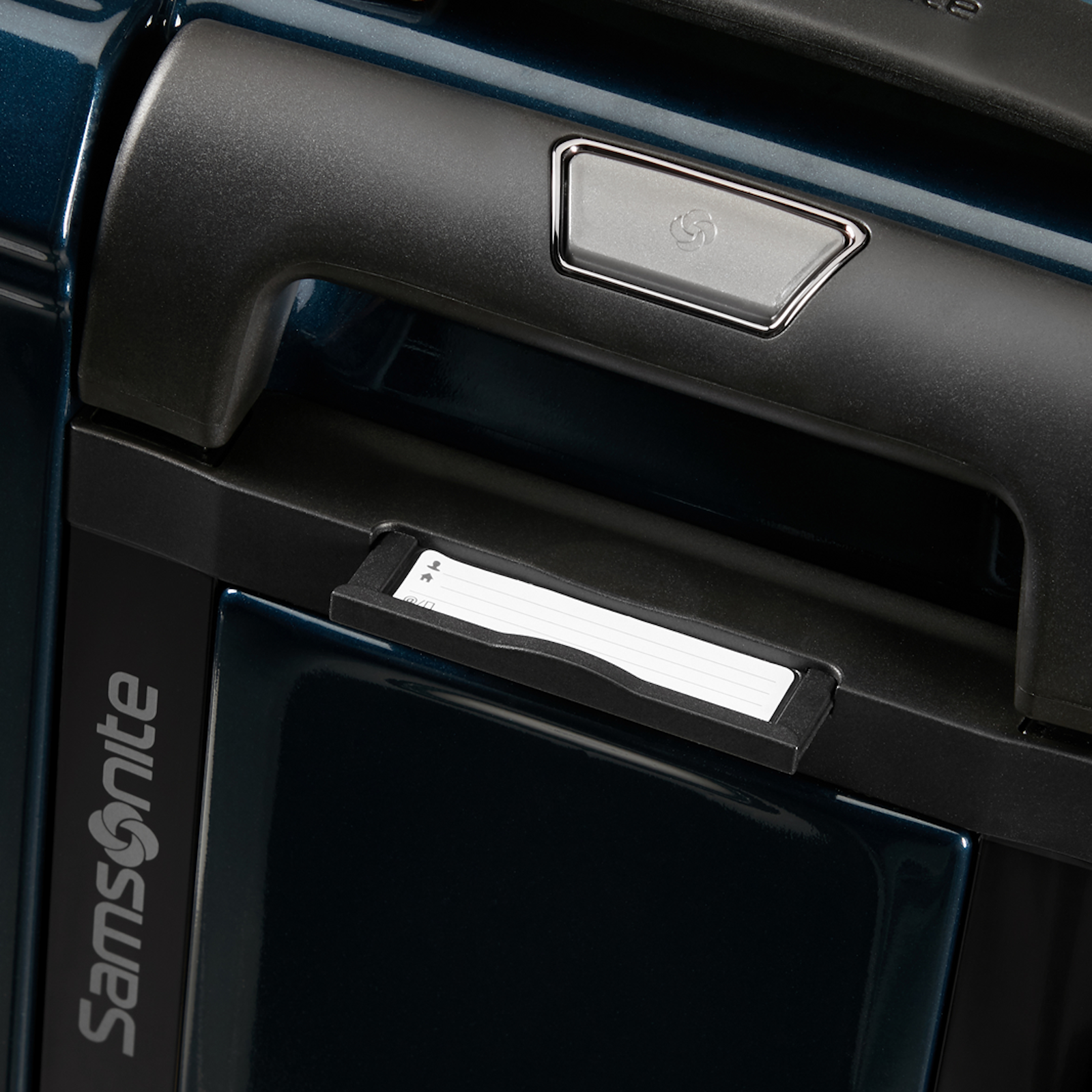 
Samsonite Nuon 75cm Expandable Large Suitcase Metallic Dark Blue