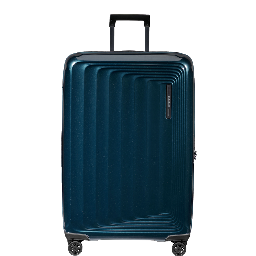 
Samsonite Nuon 75cm Expandable Large Suitcase Metallic Dark Blue