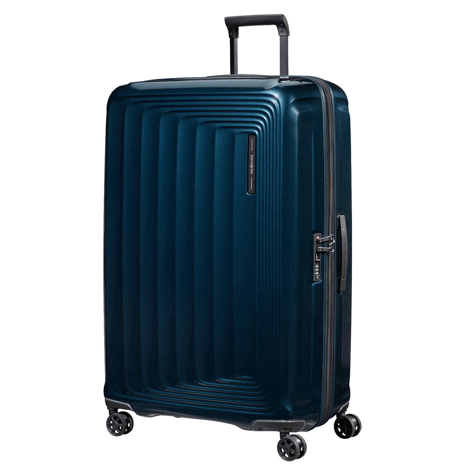 
Samsonite Nuon 81cm Expandable XL Suitcase Metallic Dark Blue