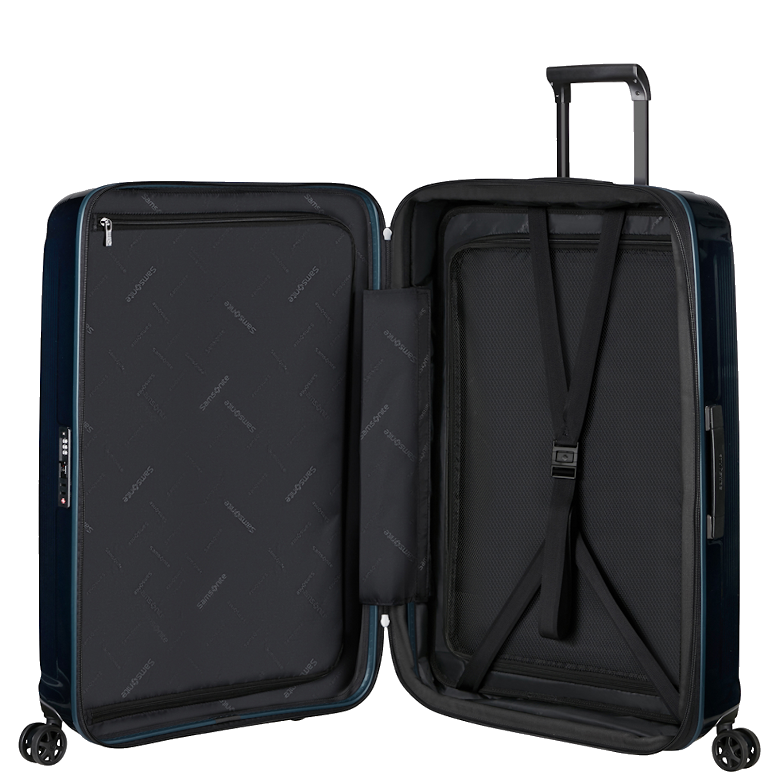 
Samsonite Nuon 81cm Expandable XL Suitcase Metallic Dark Blue