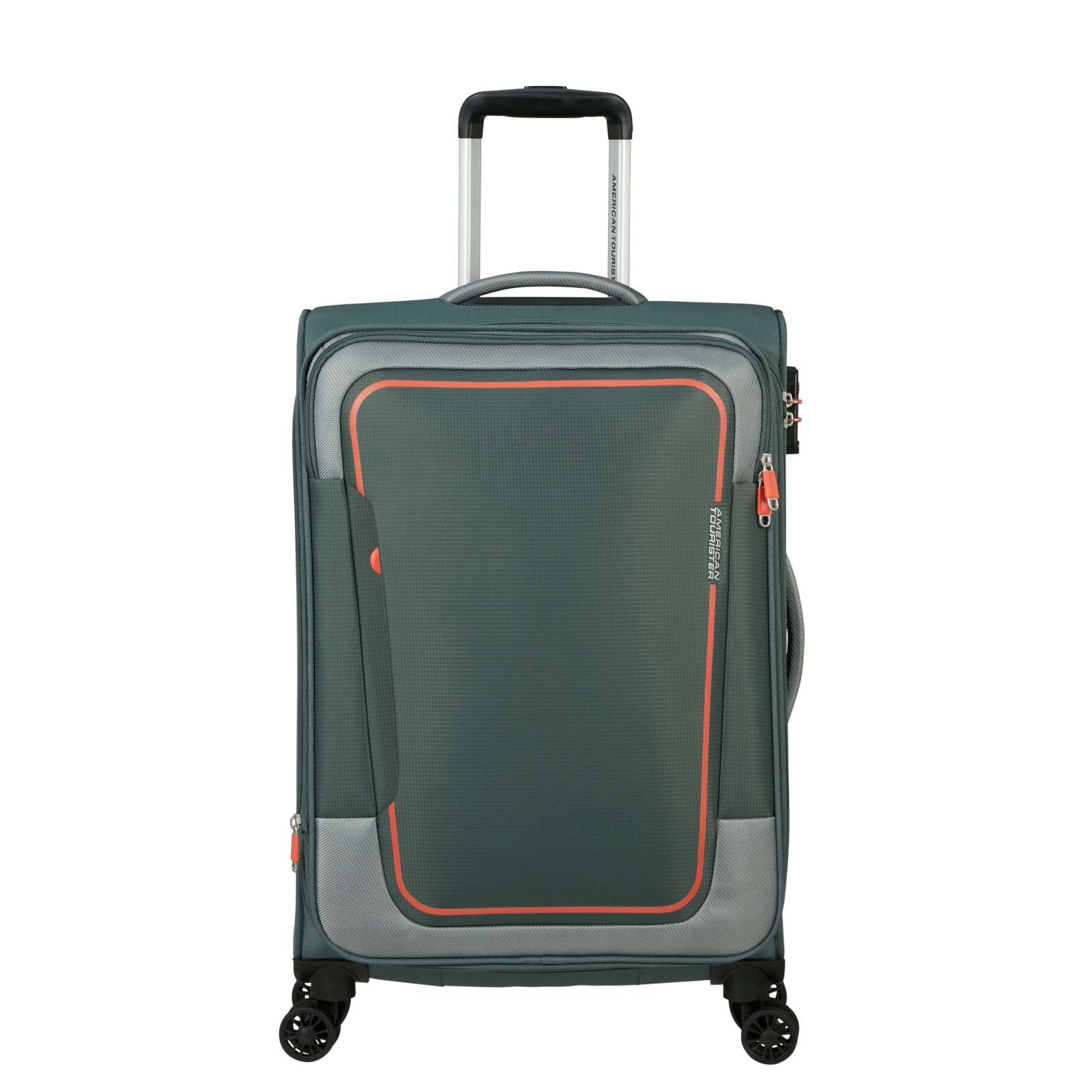  American Tourister Pulsonic 68cm Medium Suitcase Dark Forest