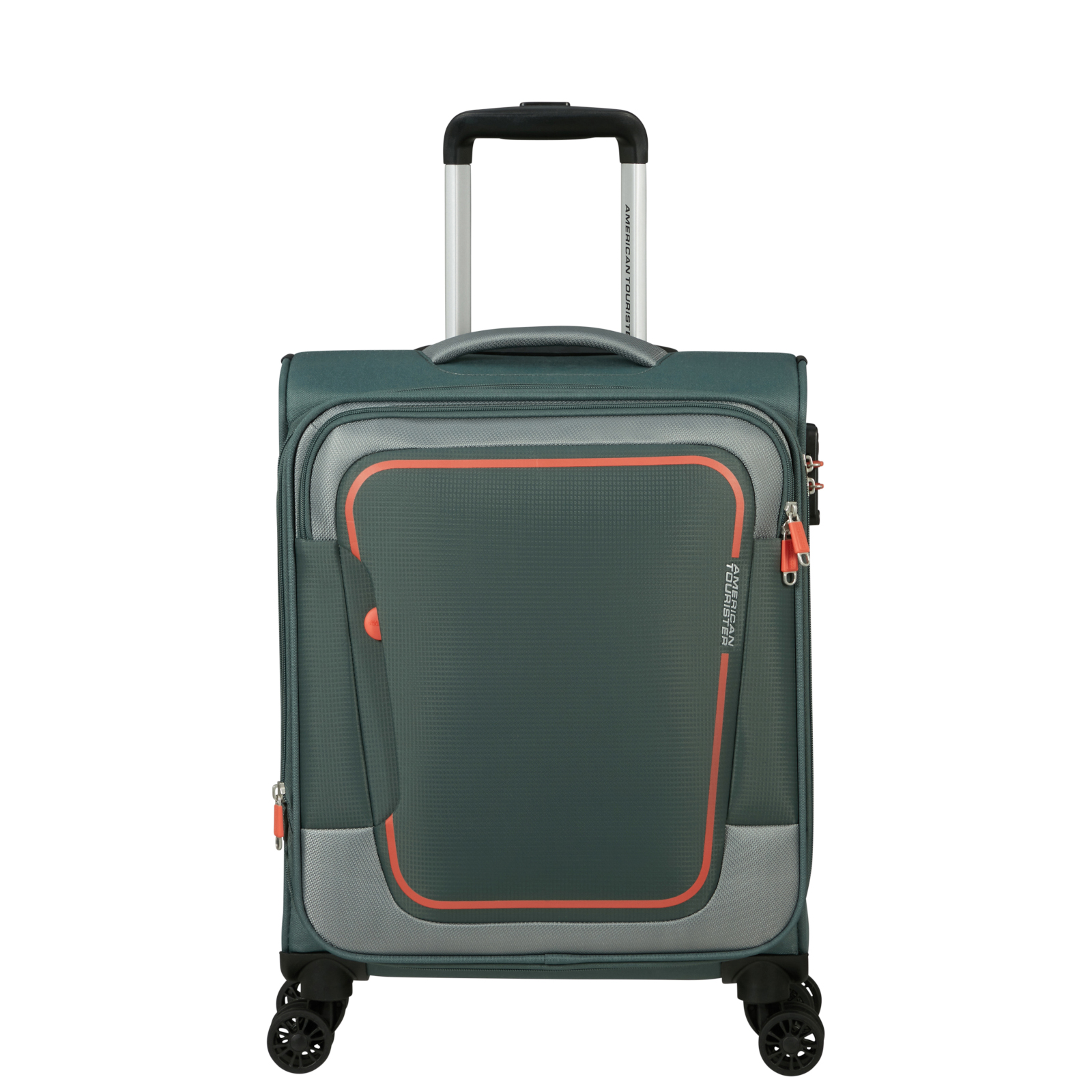 American Tourister Pulsonic 55cm Cabin Suitcase Dark Forest