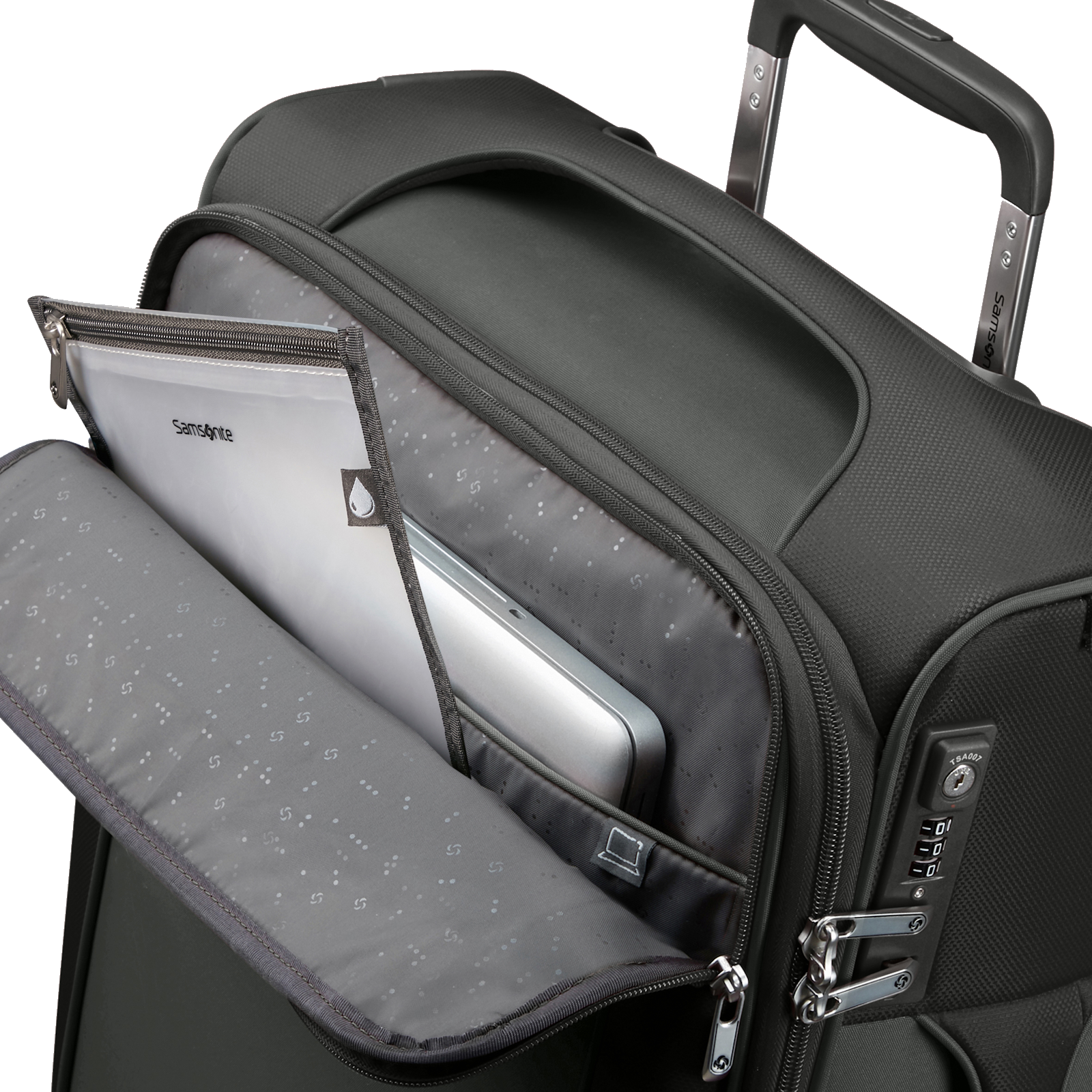 
Samsonite D'Lite 4 Wheel Strict 55cm Cabin Suitcase Climbing Ivy