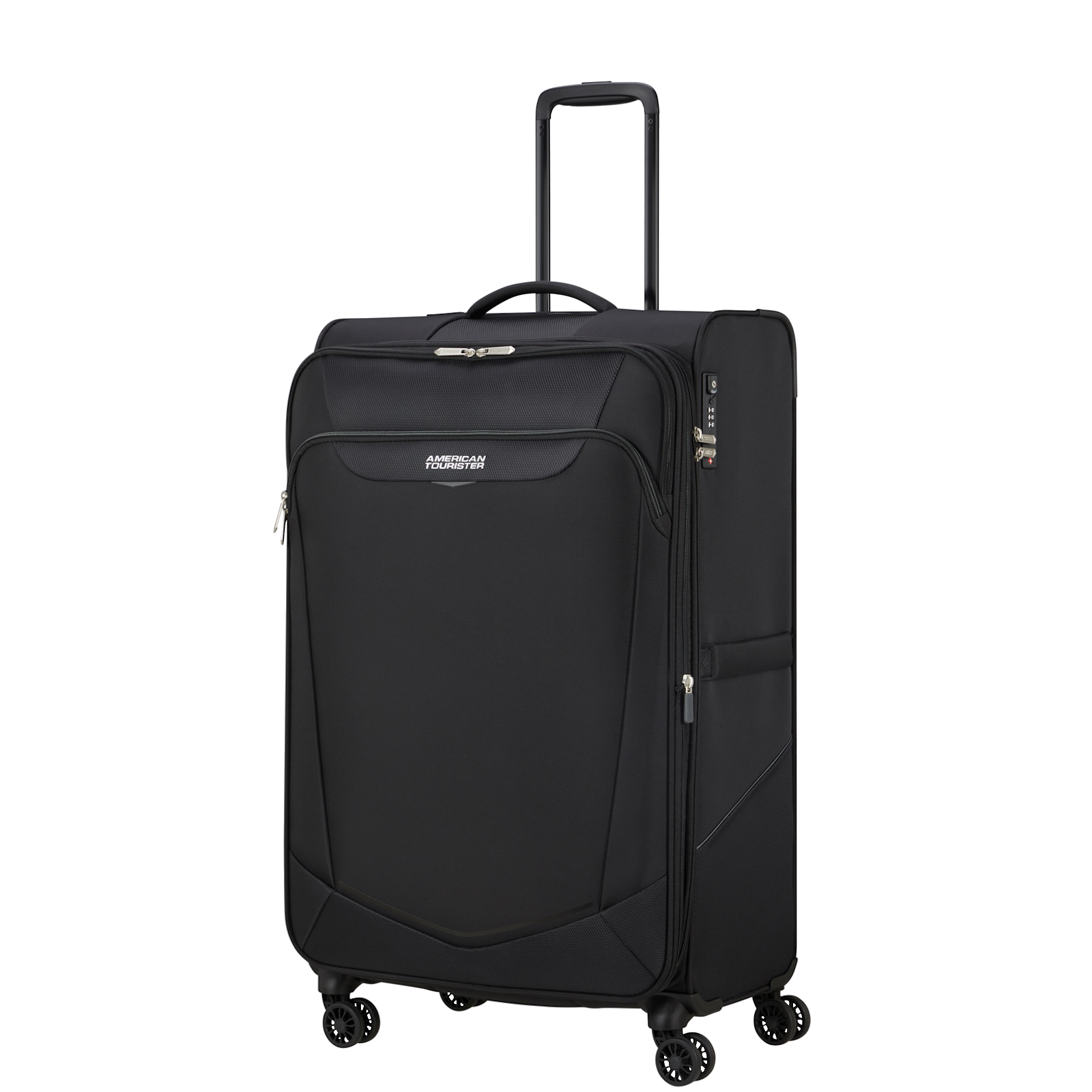 
American Tourister Summerride 4 Wheel Exp 80cm Large Suitcase Black