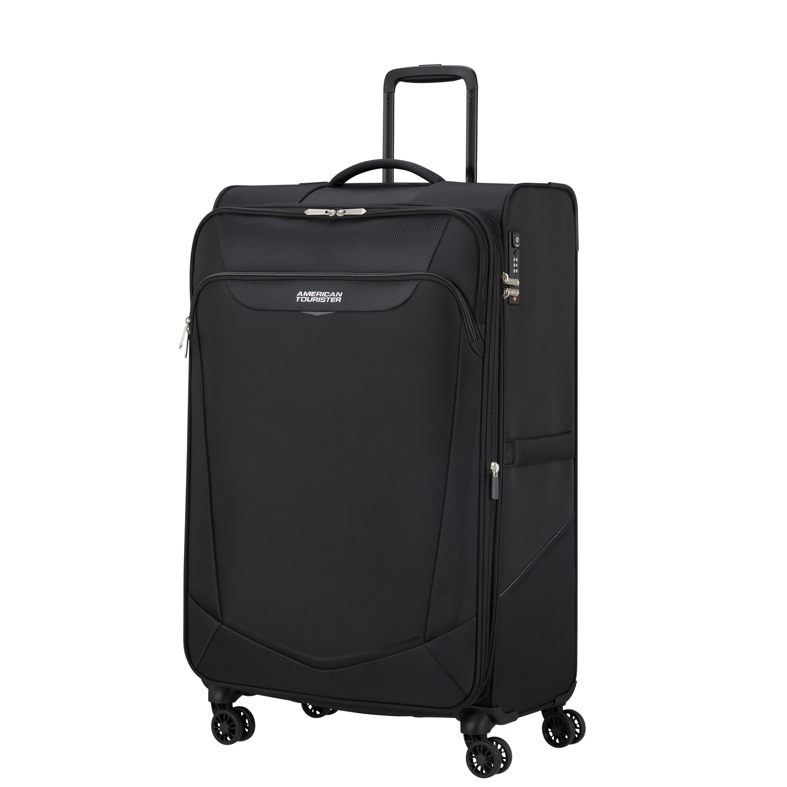 
American Tourister Summerride 4 Wheel Exp 80cm Large Suitcase Black