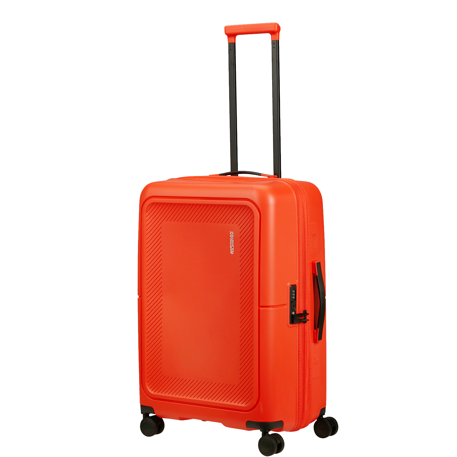 
American Tourister Dashpop 67cm Expandable Medium Suitcase Tangerine Red