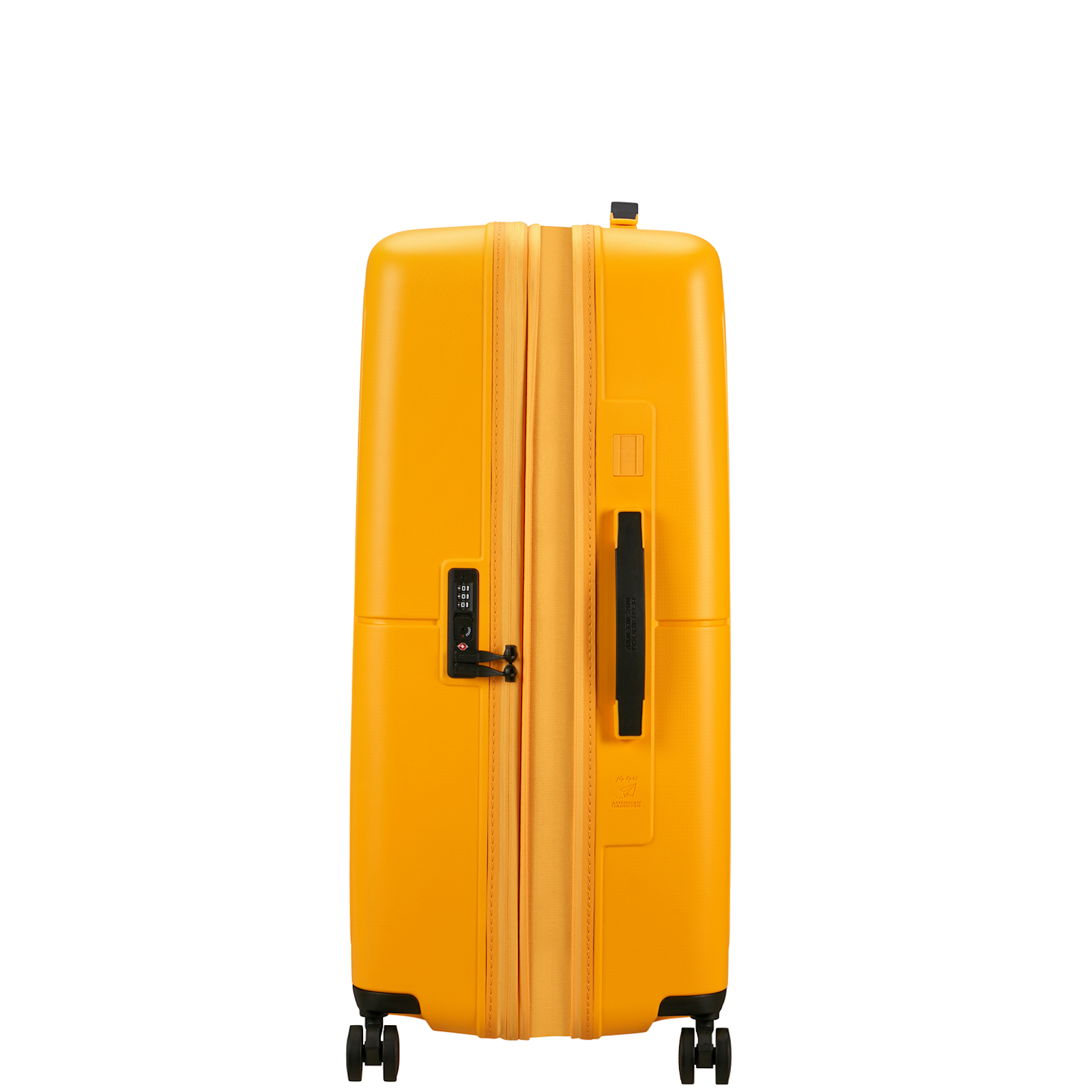 
American Tourister Dashpop 77cm Expandable Large Suitcase Golden Yellow