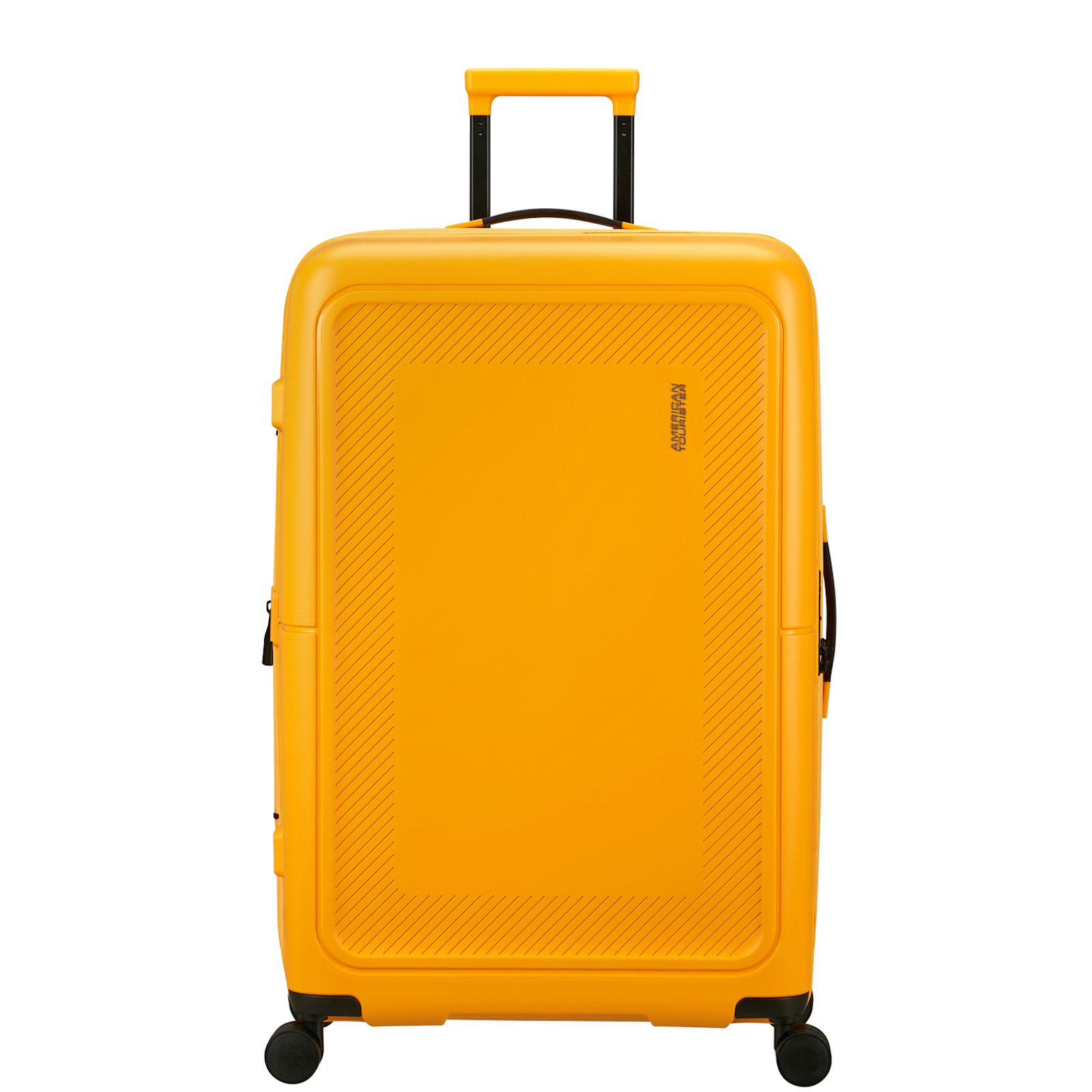 
American Tourister Dashpop 77cm Expandable Large Suitcase Golden Yellow
