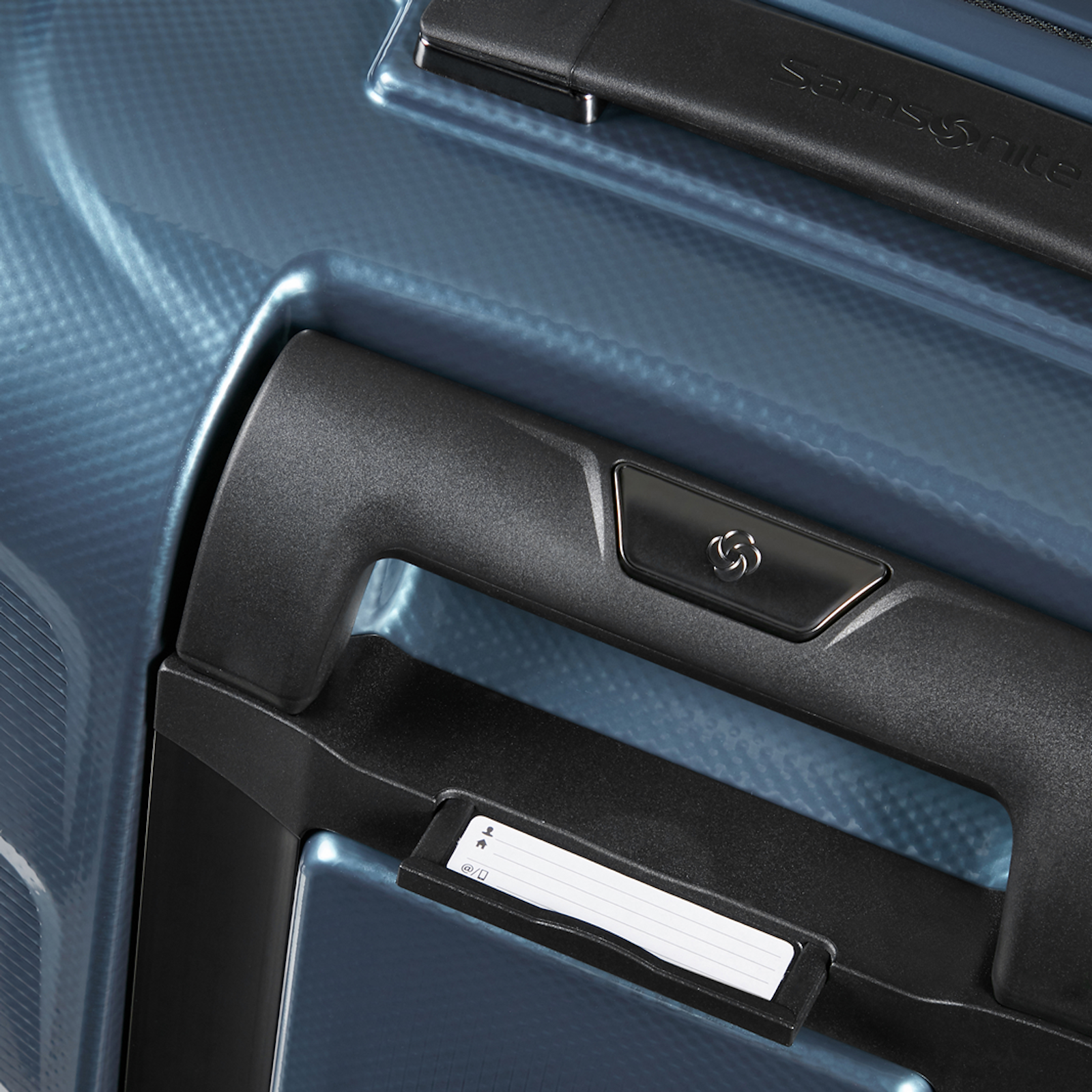 
Samsonite Attrix 55cm Exp Cabin Suitcase Steel Blue
