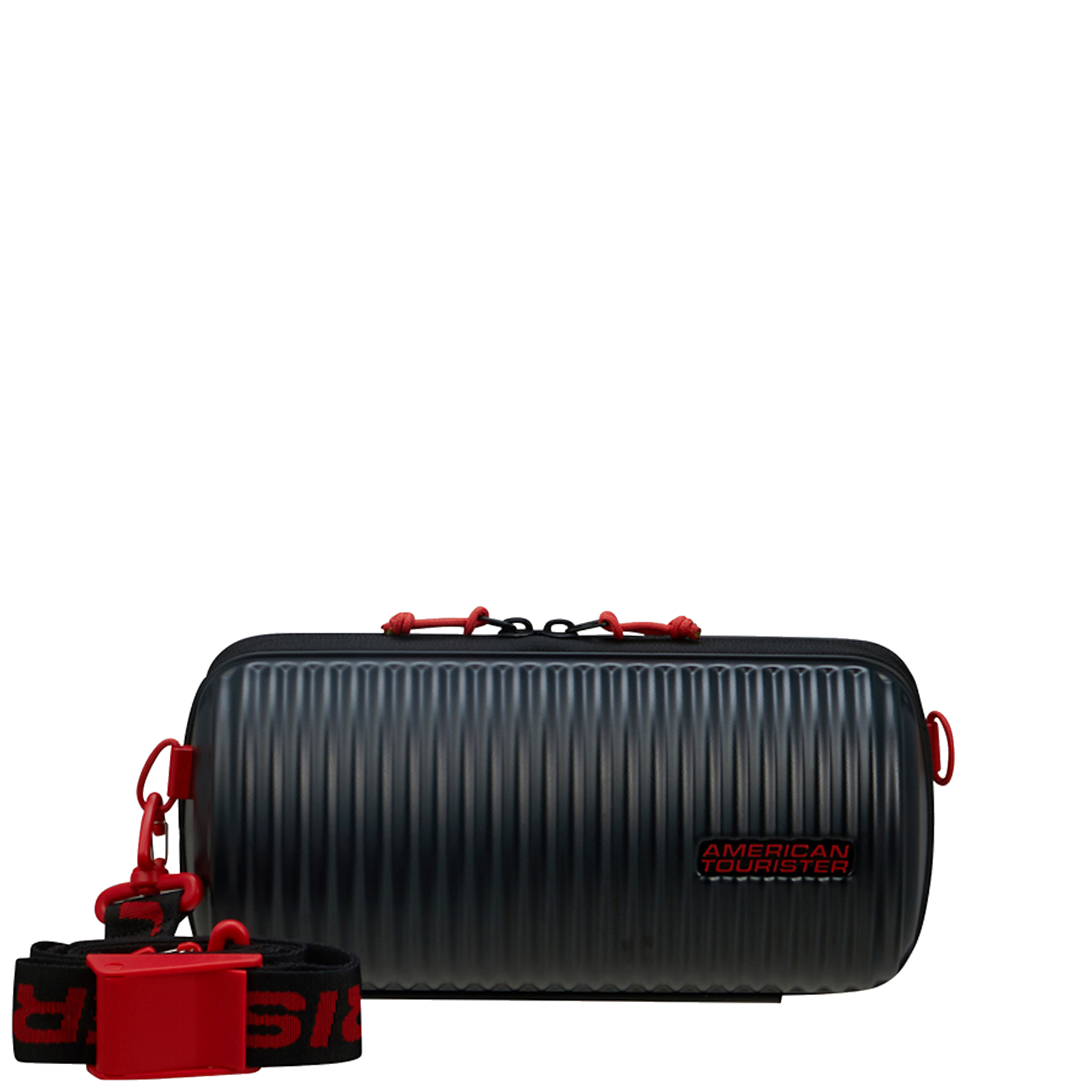 
American Tourister Rollio Crossbody Black/Red