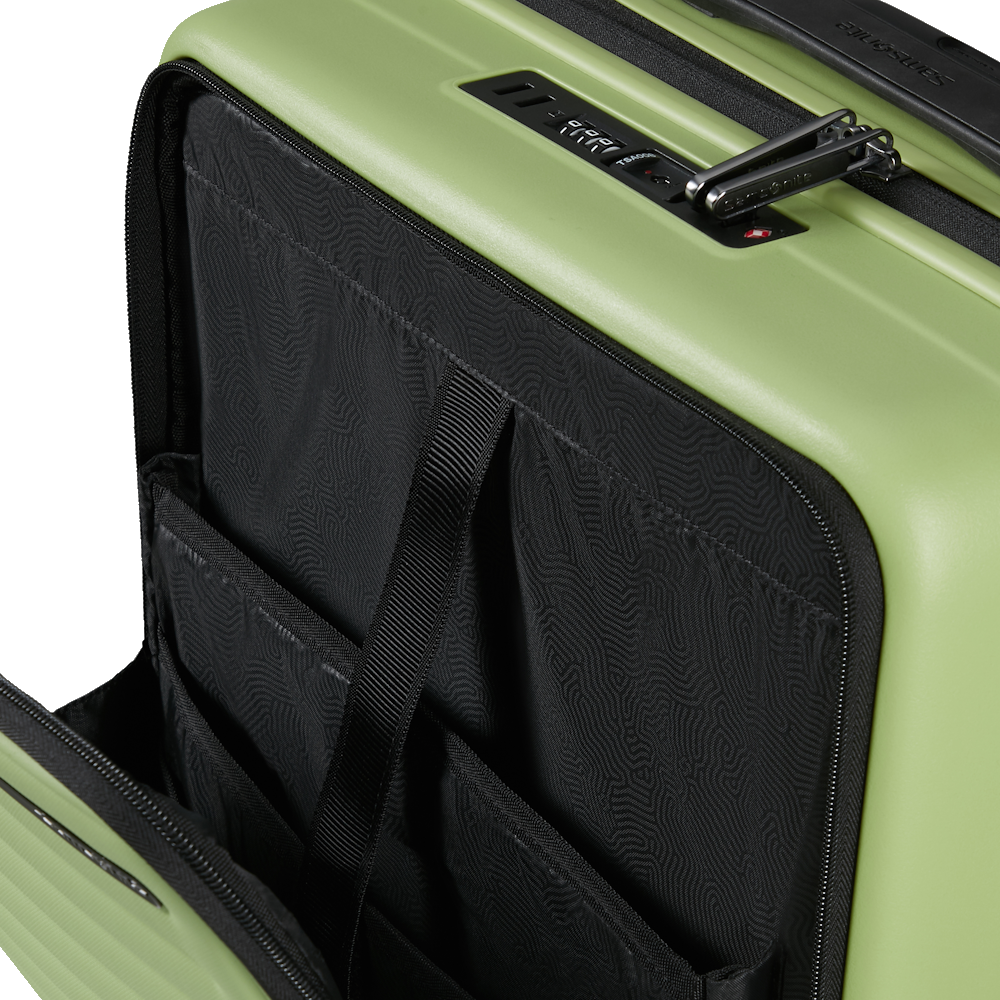 
Samsonite Restackd 55cm Expandable Easy Access Cabin Suitcase Wasabi