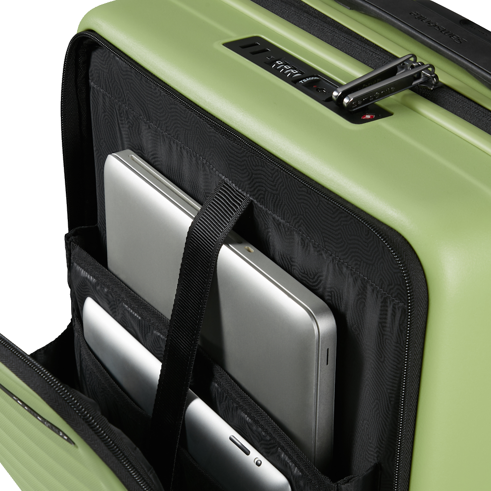 
Samsonite Restackd 55cm Expandable Easy Access Cabin Suitcase Wasabi