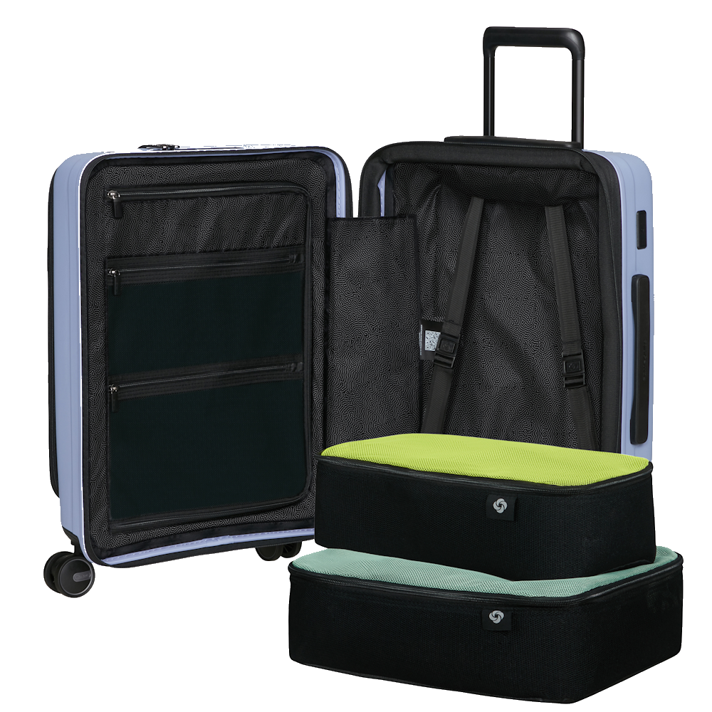 
Samsonite Restackd 55cm Expandable Easy Access Cabin Suitcase Lavender