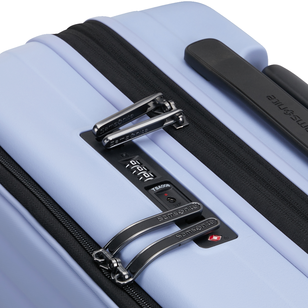 
Samsonite Restackd 55cm Expandable Easy Access Cabin Suitcase Lavender