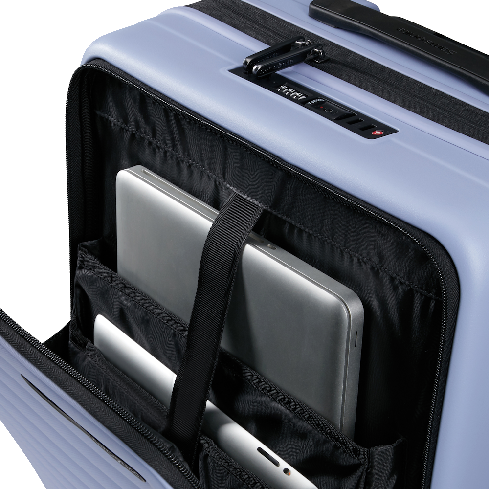 
Samsonite Restackd 55cm Expandable Easy Access Cabin Suitcase Lavender