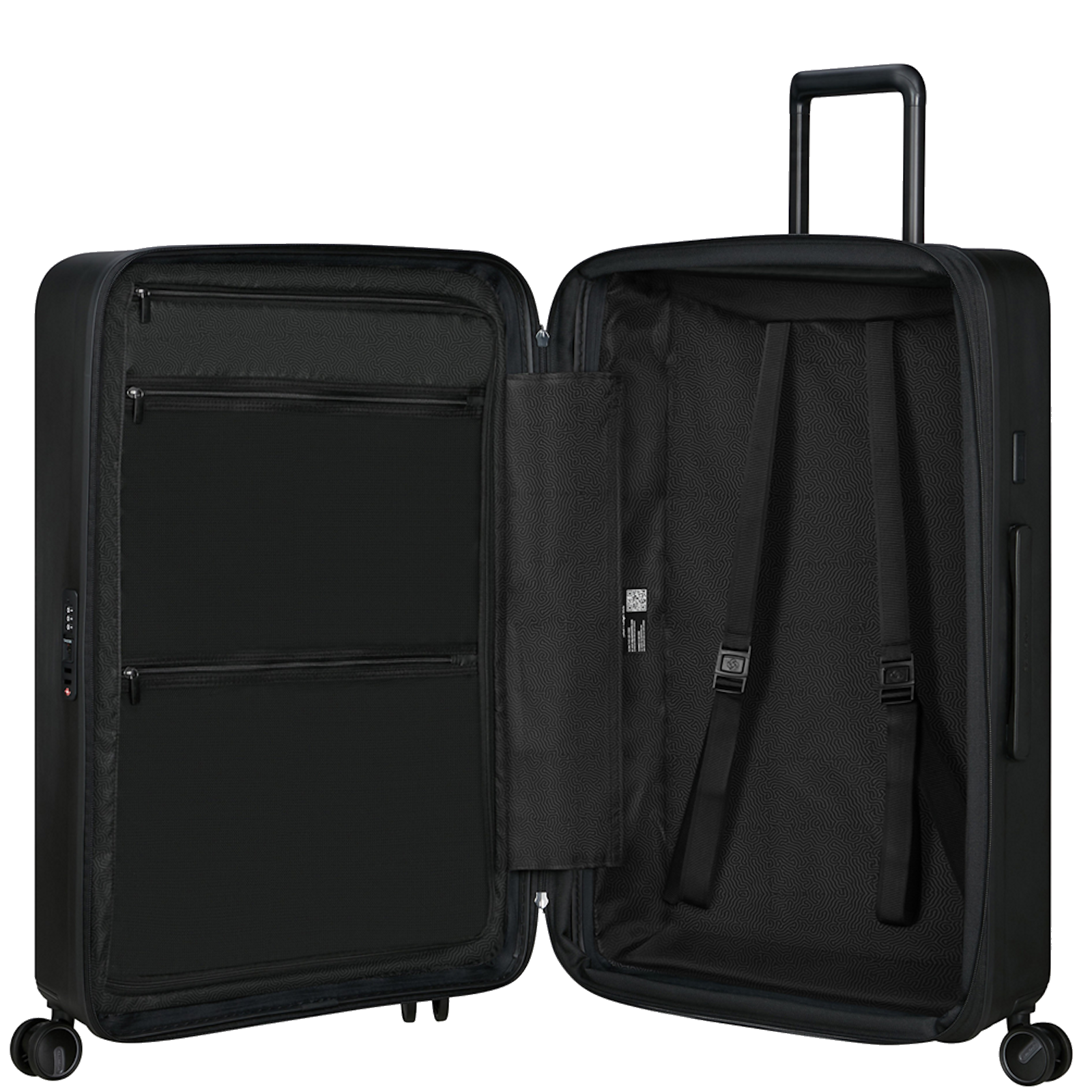 
Samsonite Restackd 75cm Expandable Large Suitcase Black