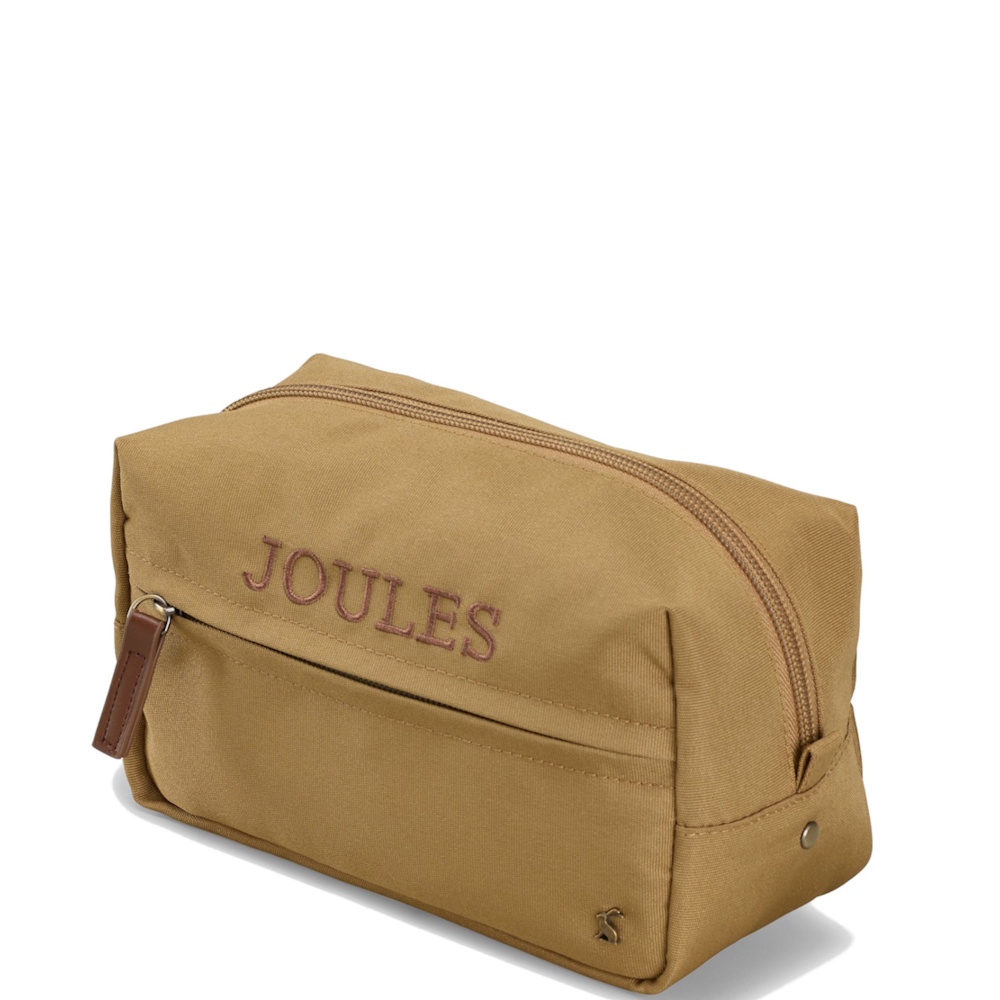 Joules Epwell Travel Wash Bag Tan