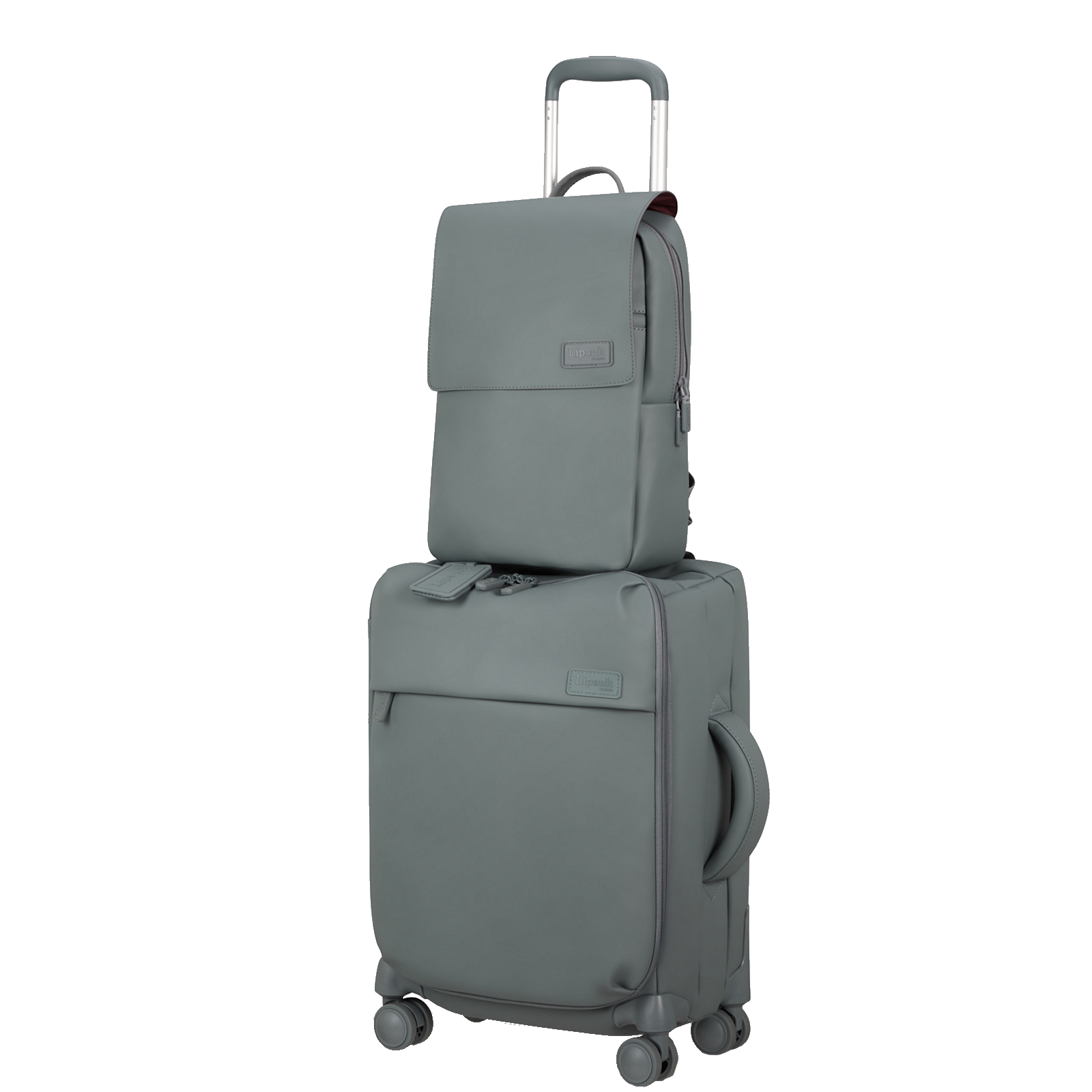 
Lipault Lost in Berlin Square Backpack Cement Grey