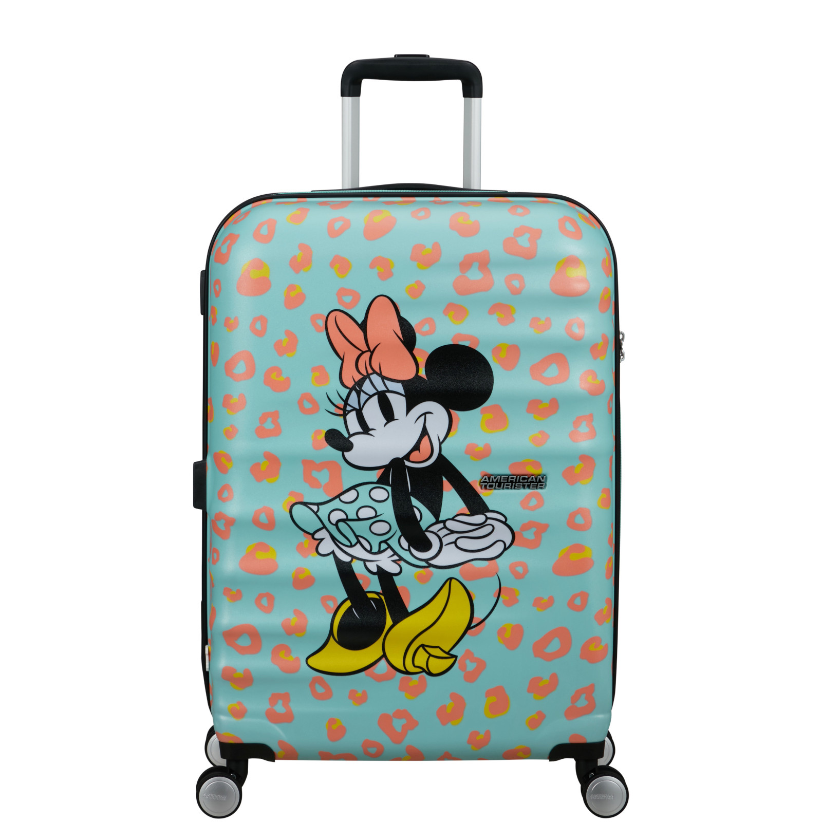 American Tourister Wavebreaker Disney 67cm Suitcase Minnie Pastel Dots