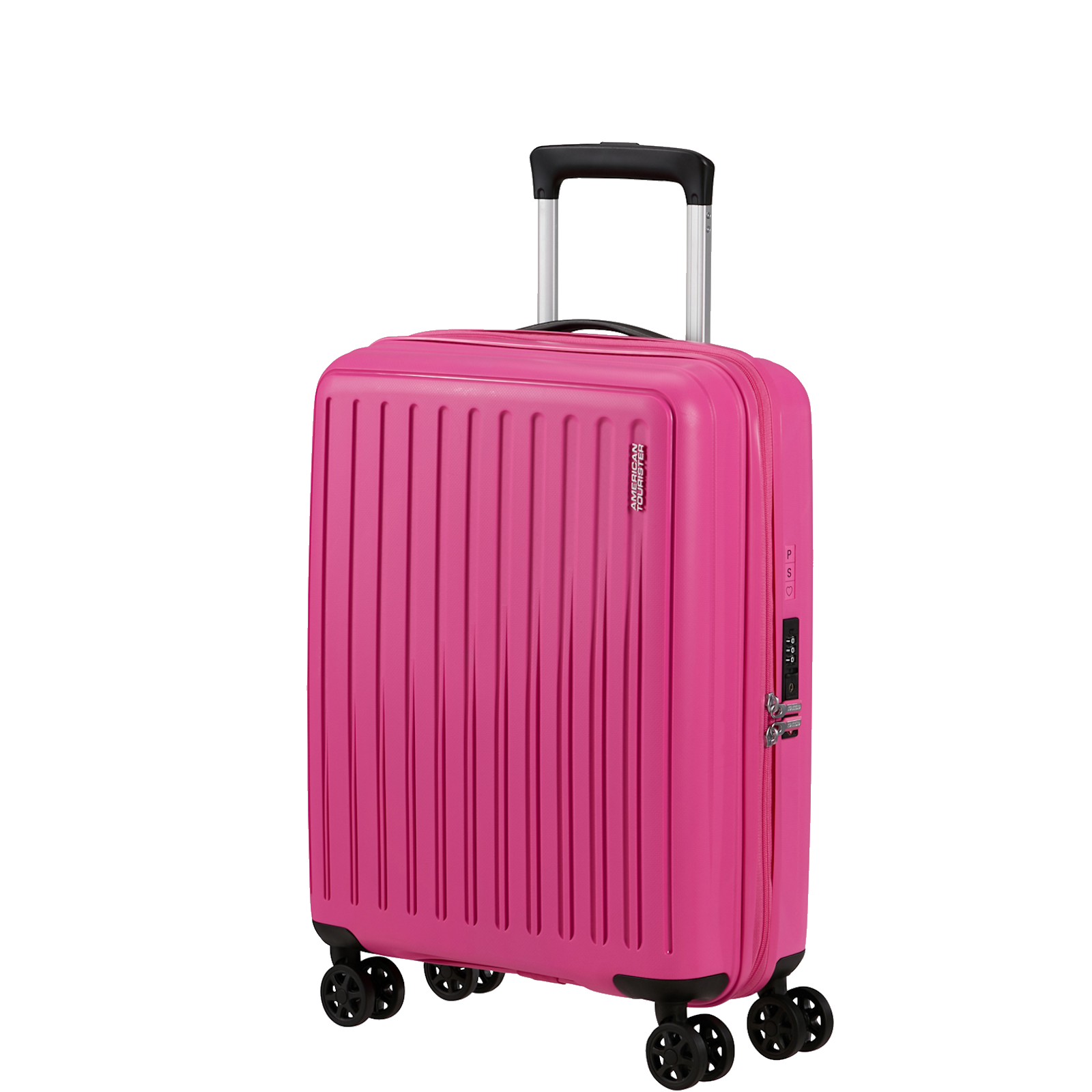 
American Tourister Rejoy 55cm 4 Wheel Cabin Suitcase Hawaiian Pink