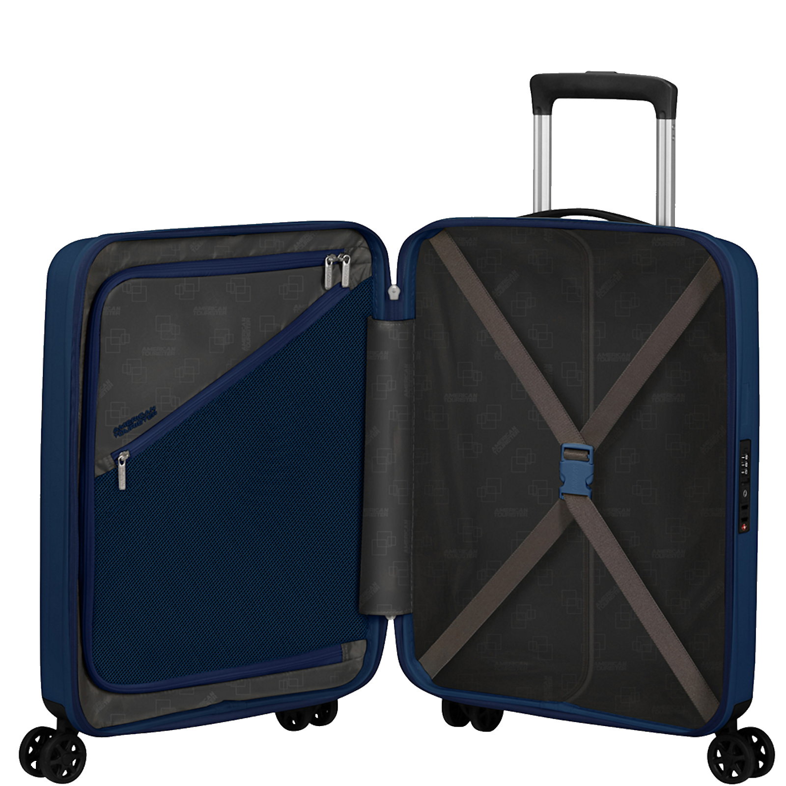 
American Tourister Rejoy 55cm 4 Wheel Cabin Suitcase Navy Blue