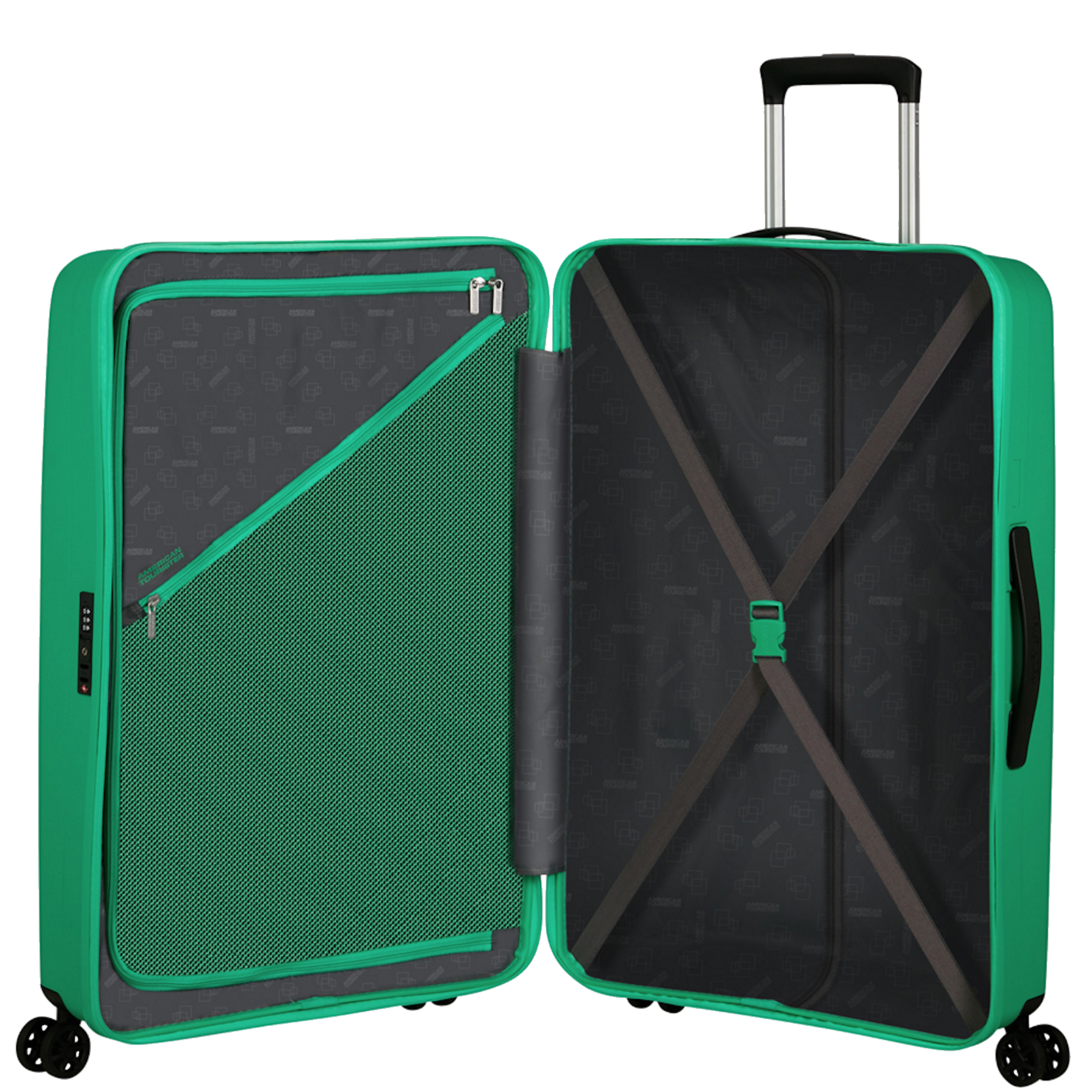 
American Tourister Rejoy 77cm 4 Wheel Suitcase Jade Green