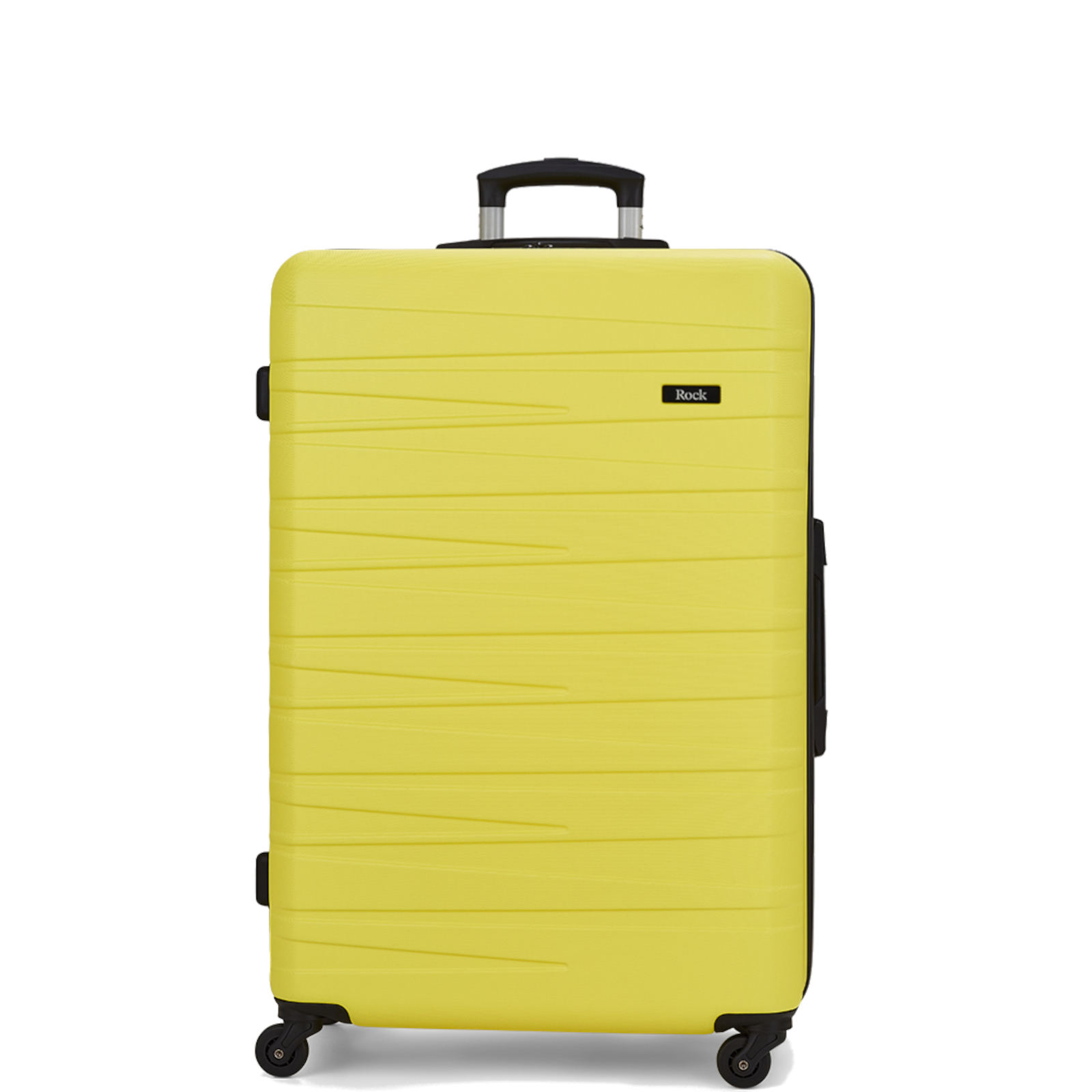 Rock Seattle 4 Wheel Large Suitcase Yellow
