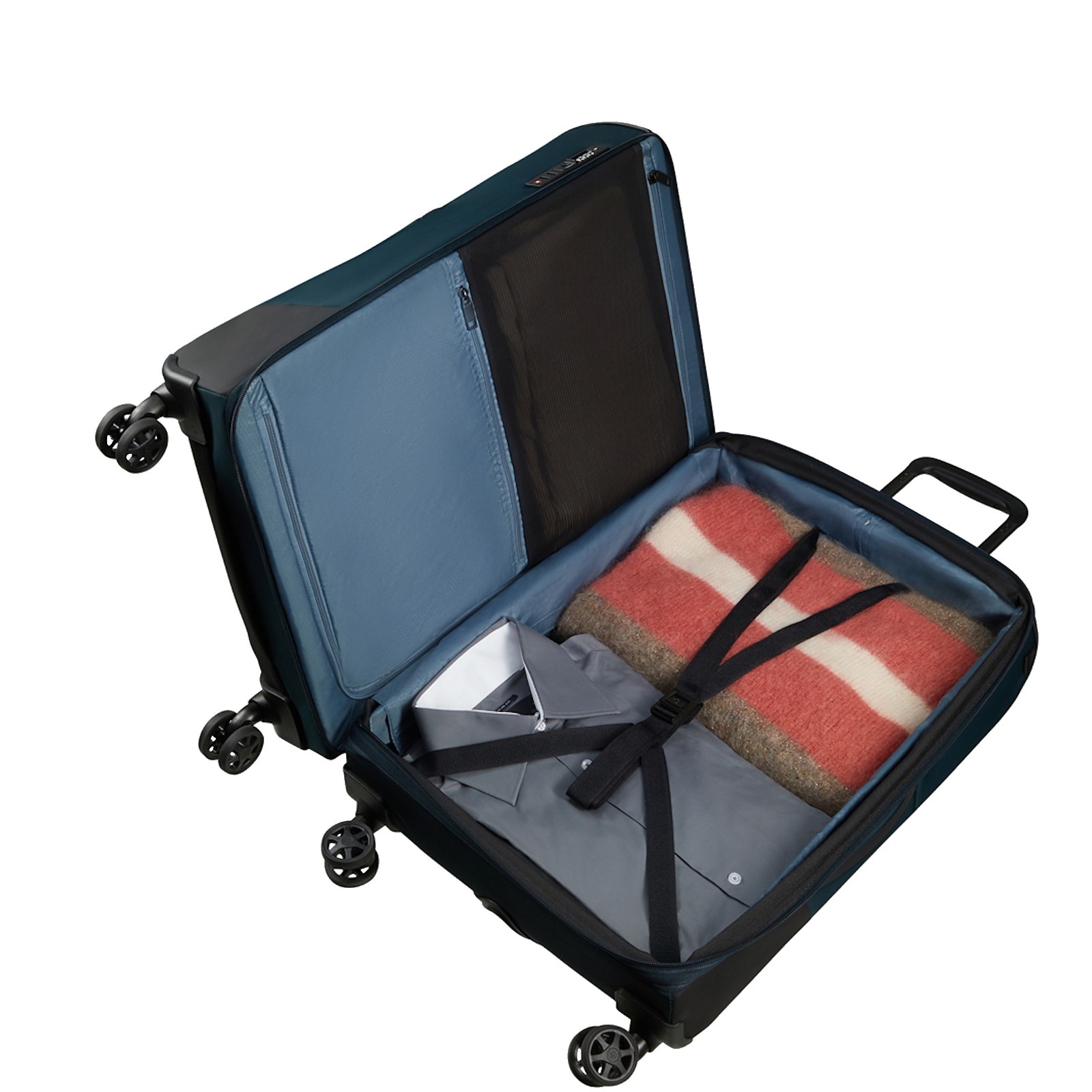 
Samsonite Biz2Go TRV 77cm Expandable Suitcase Deep Blue