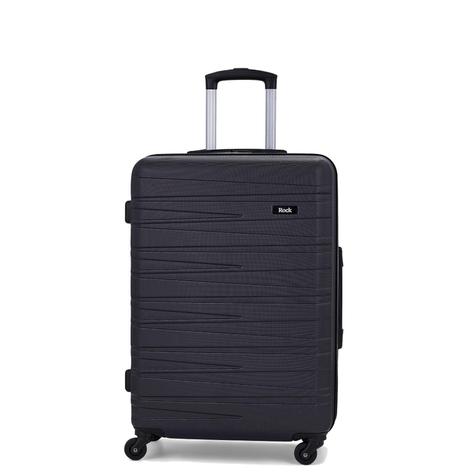 Rock Seattle 4 Wheel Medium Suitcase Black