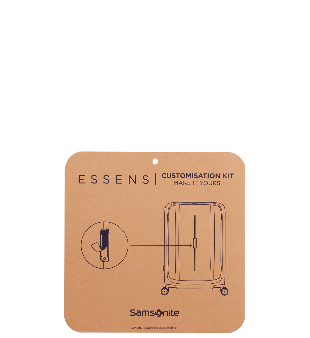 
Samsonite Essens 4 Wheel 81cm XL Suitcase Charcoal/Red